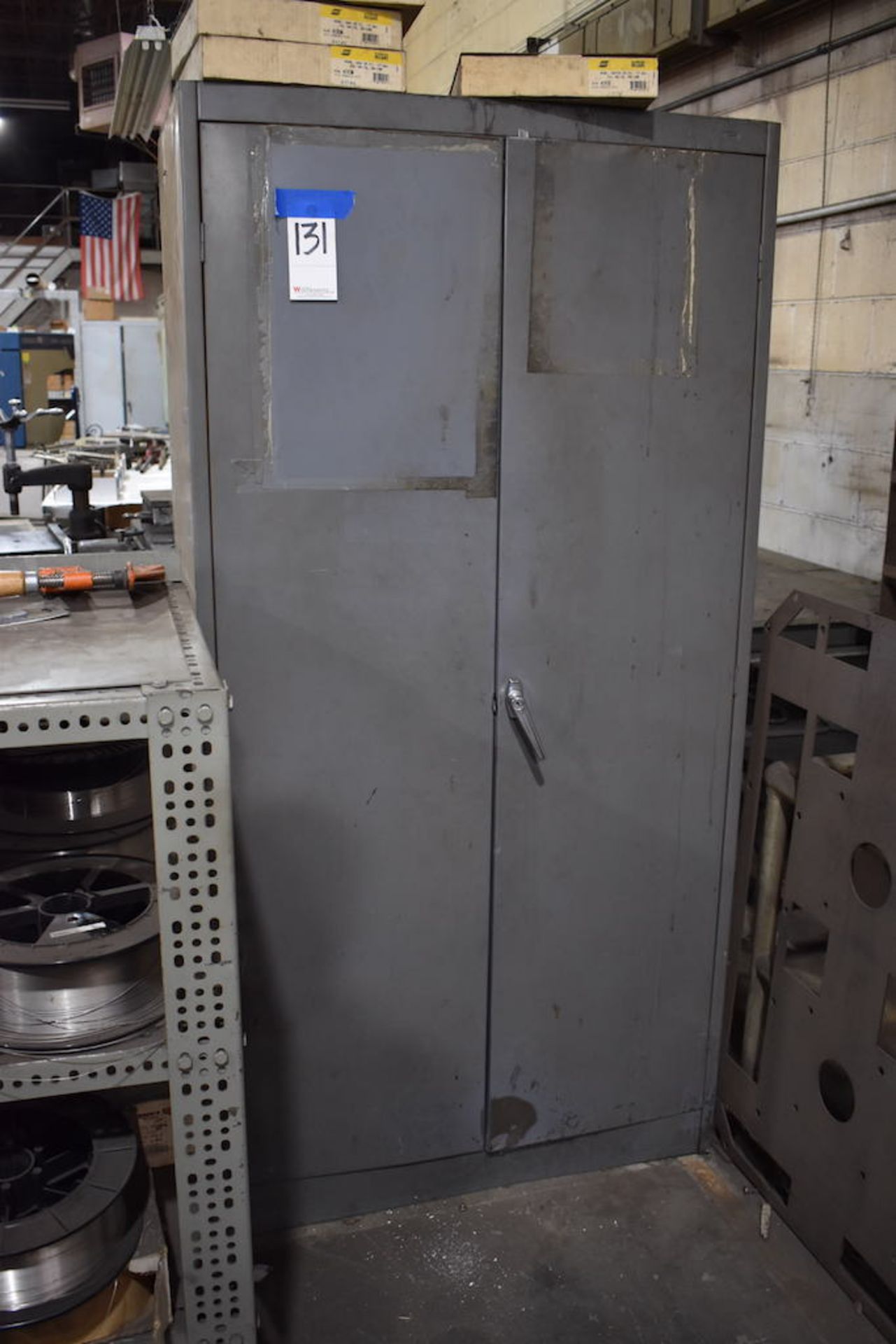 2-Door Steel Cabinet (no contents)