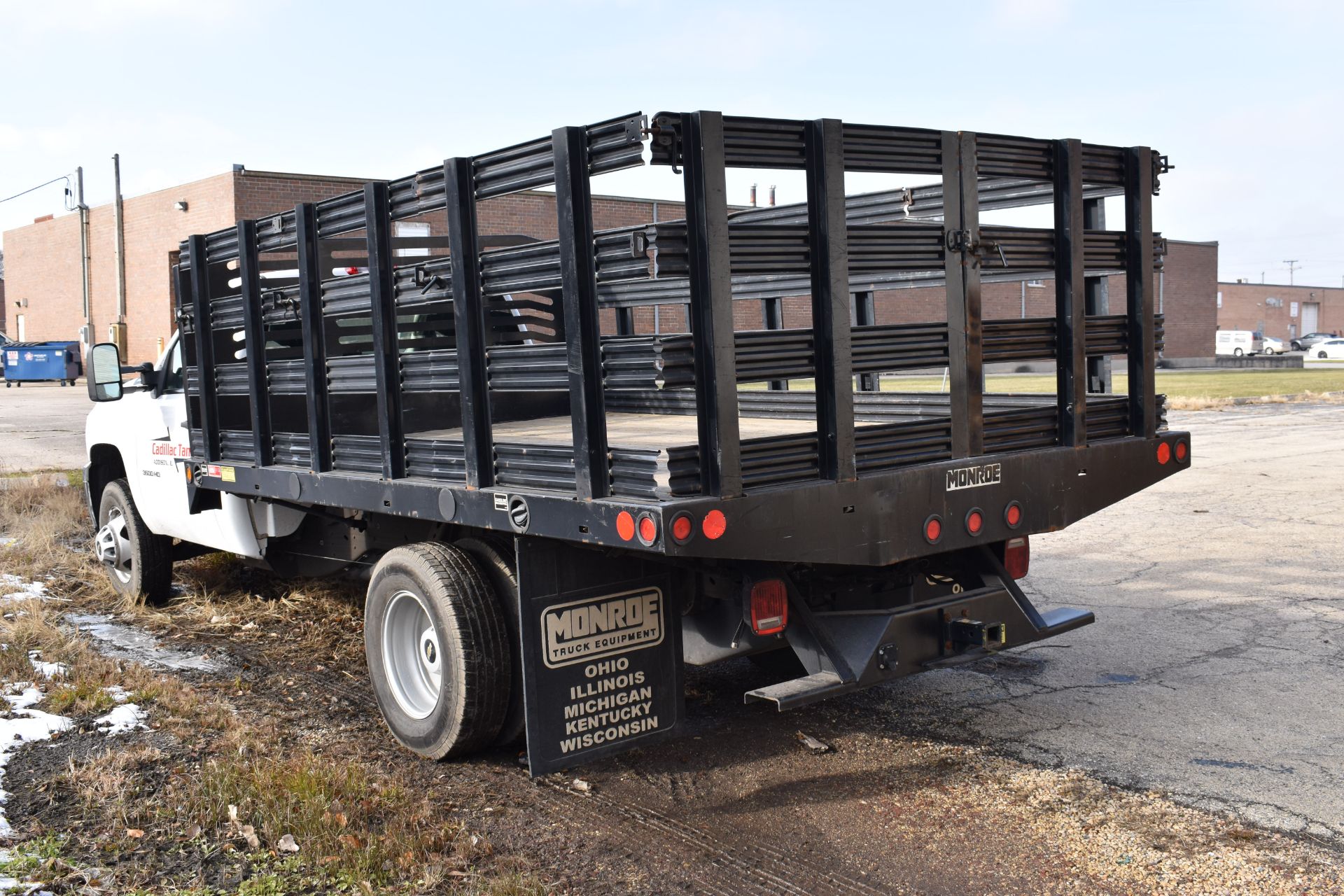 2012 Chevrolet Model 3500 HD Single-Axle Gas Stake Bed Truck, VIN 1GB3CZCG3CF166651, 16,252 miles, - Image 4 of 9