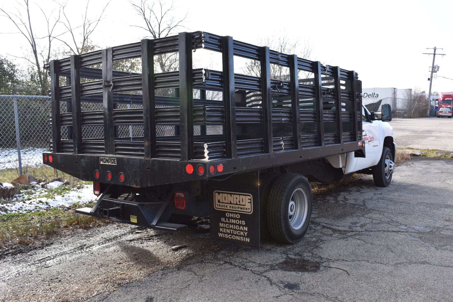 2012 Chevrolet Model 3500 HD Single-Axle Gas Stake Bed Truck, VIN 1GB3CZCG3CF166651, 16,252 miles, - Image 5 of 9