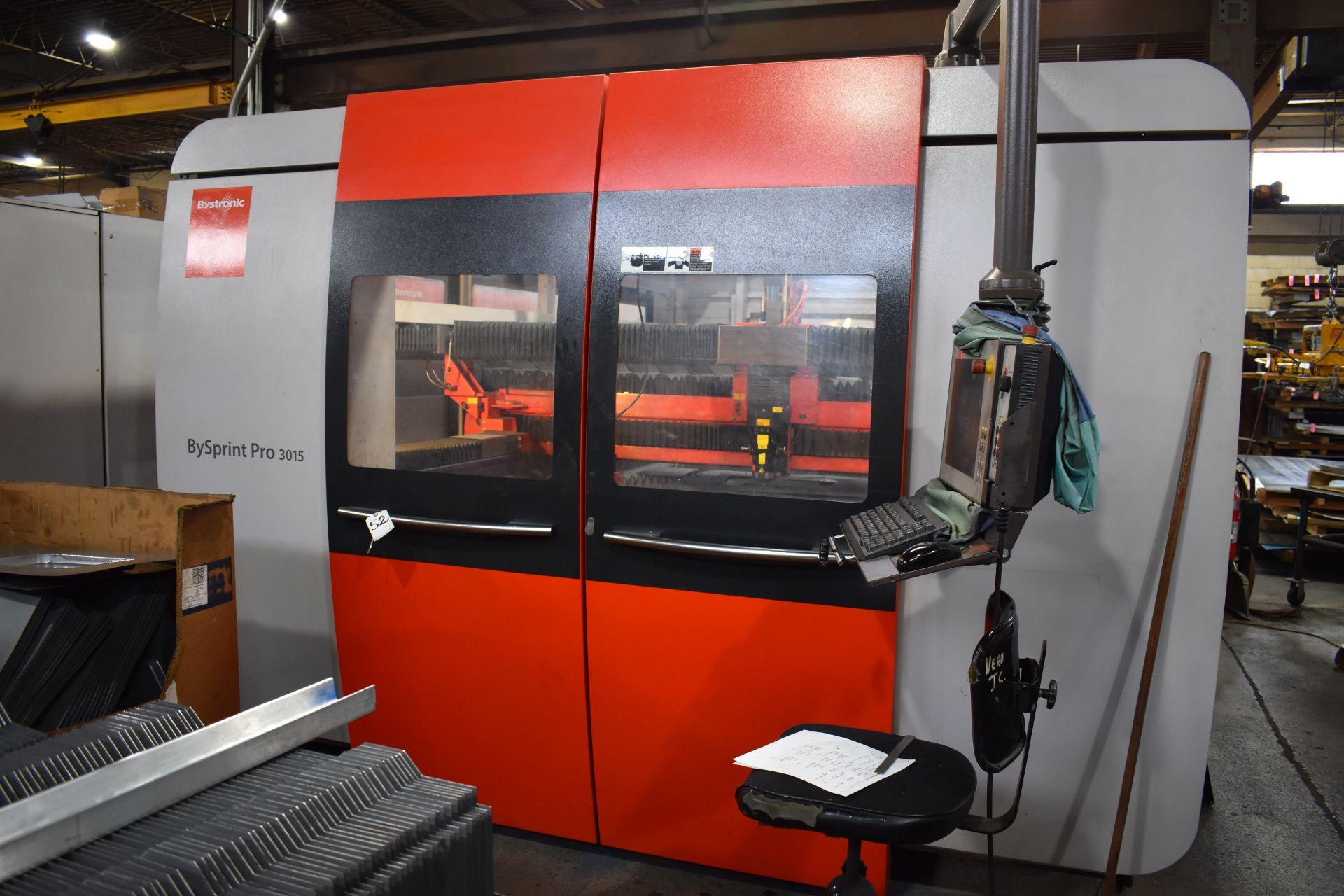 Bystronic Model Bysprint Pro 3015 4400 Watt Twin-Table CNC Laser, S/N 30014476, Job No. 2413 (2011), - Image 2 of 13