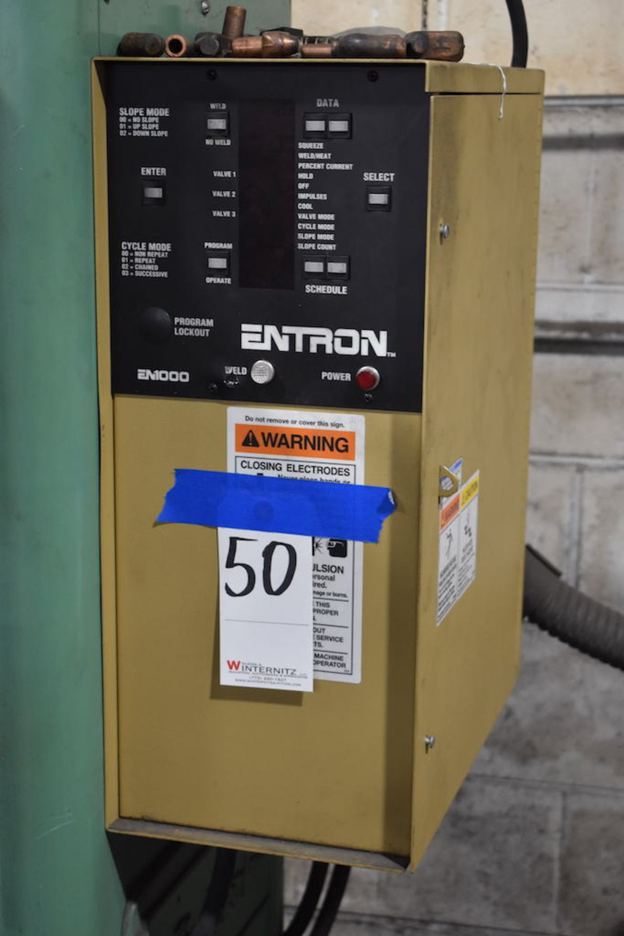 Stamco/Federal 50 KVA Model PA-1-18 Spot Welder, S/N 0312116 (rebuilt 2012), 220 Volt, Entron - Image 4 of 5