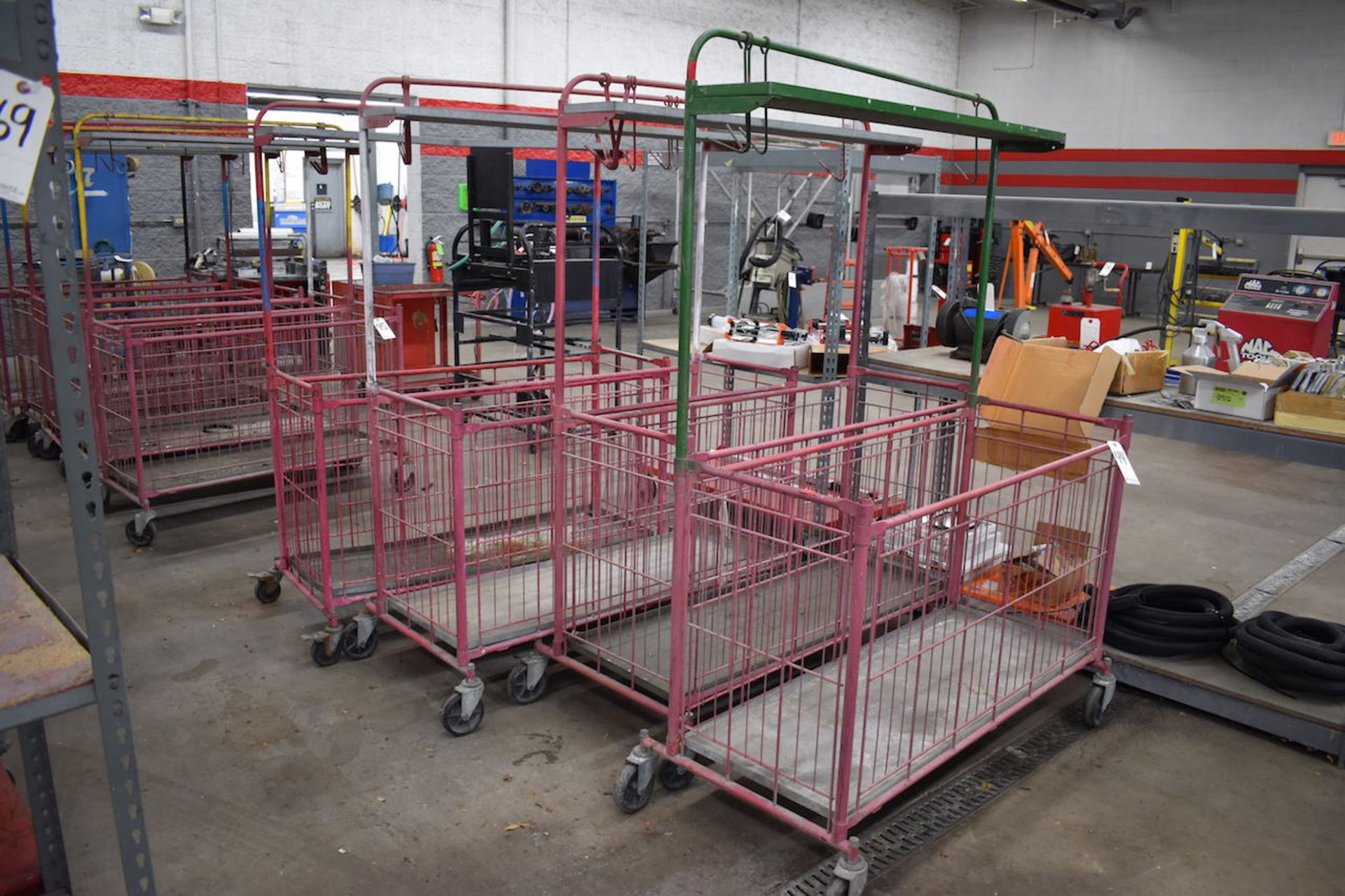 LOT: (4) MATERIAL CARTS