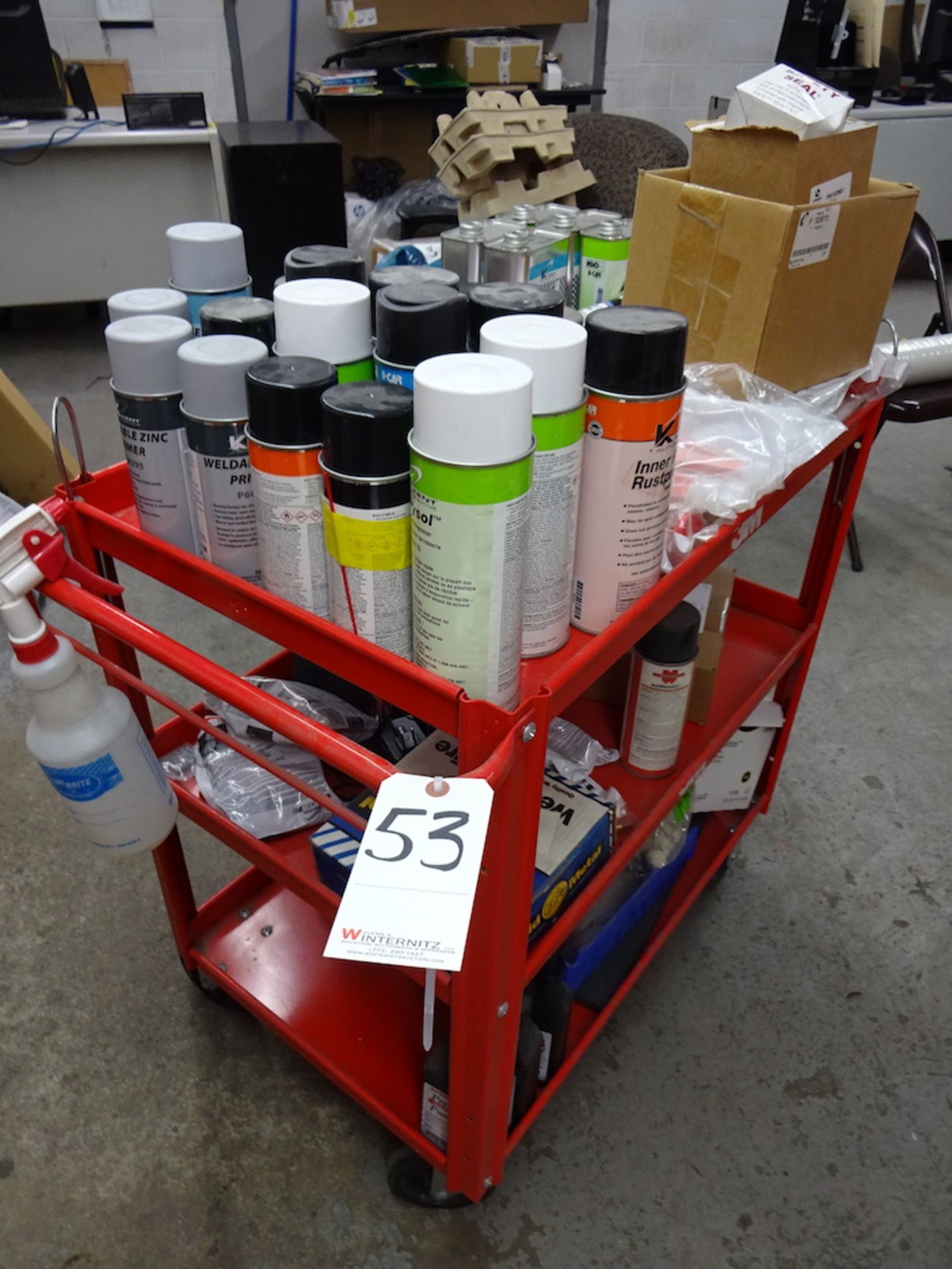 SHOP CART W/ CONTENTS