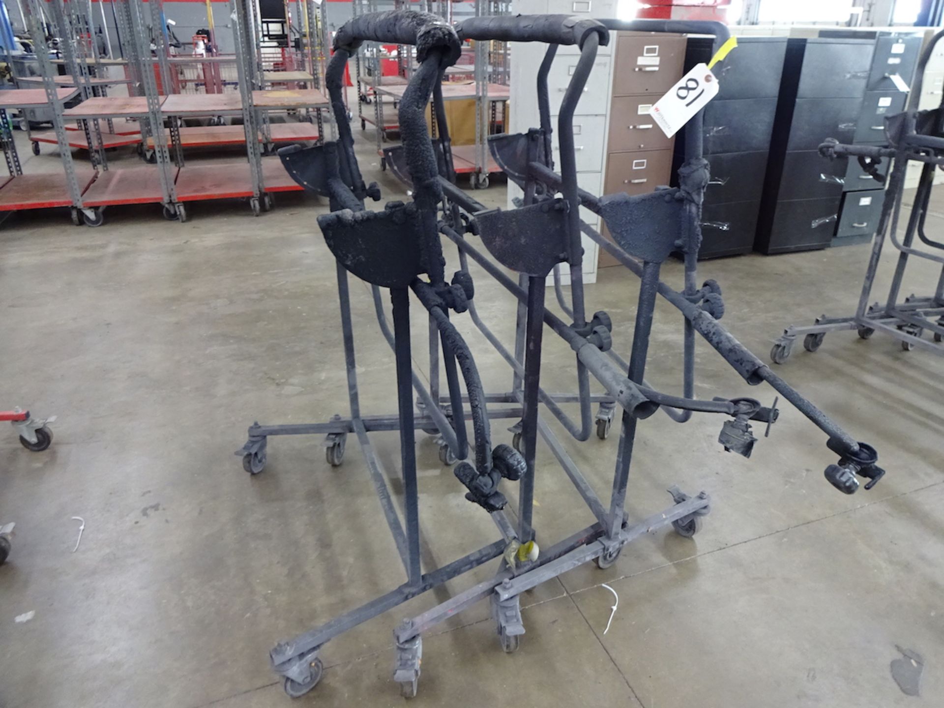 LOT (3) BODY PANEL STANDS