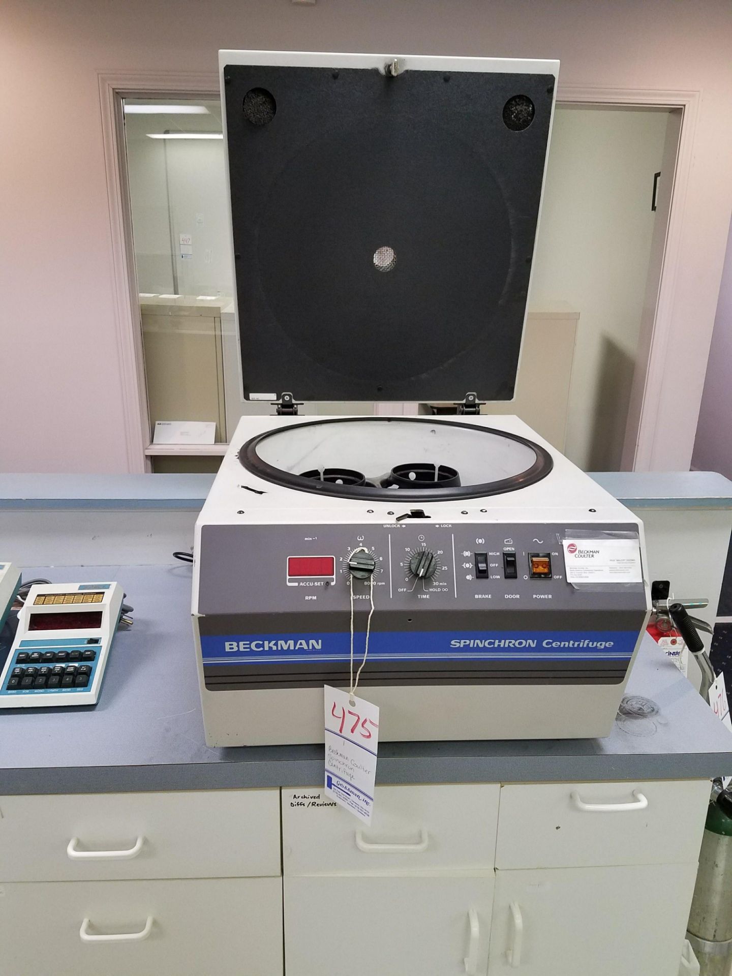 1 BECKMAN COULTER SPINCHIRON CENTRIFUGE