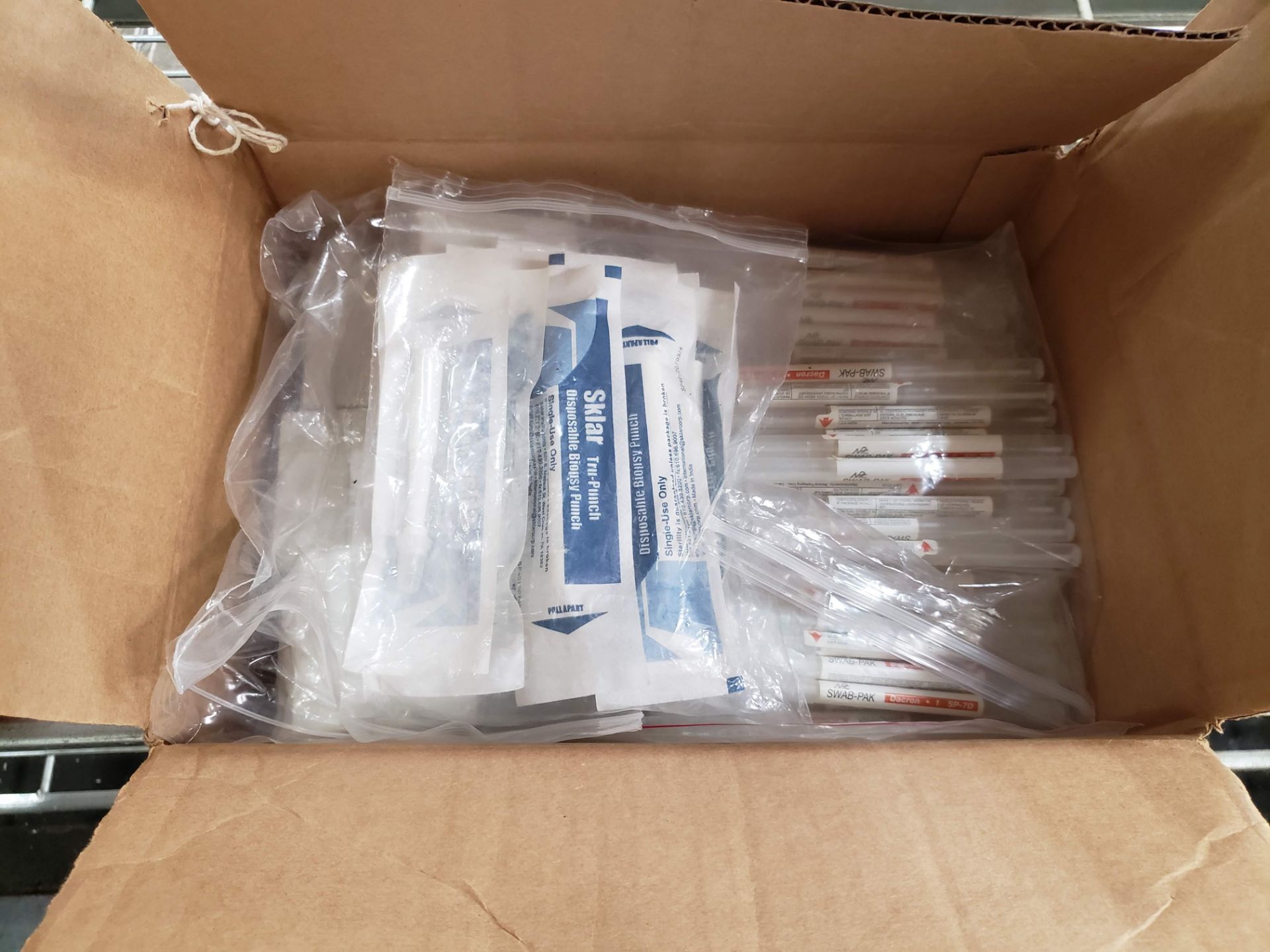 1 BOX OF PCR SWABS CRYO BIOPSY PUNCHES