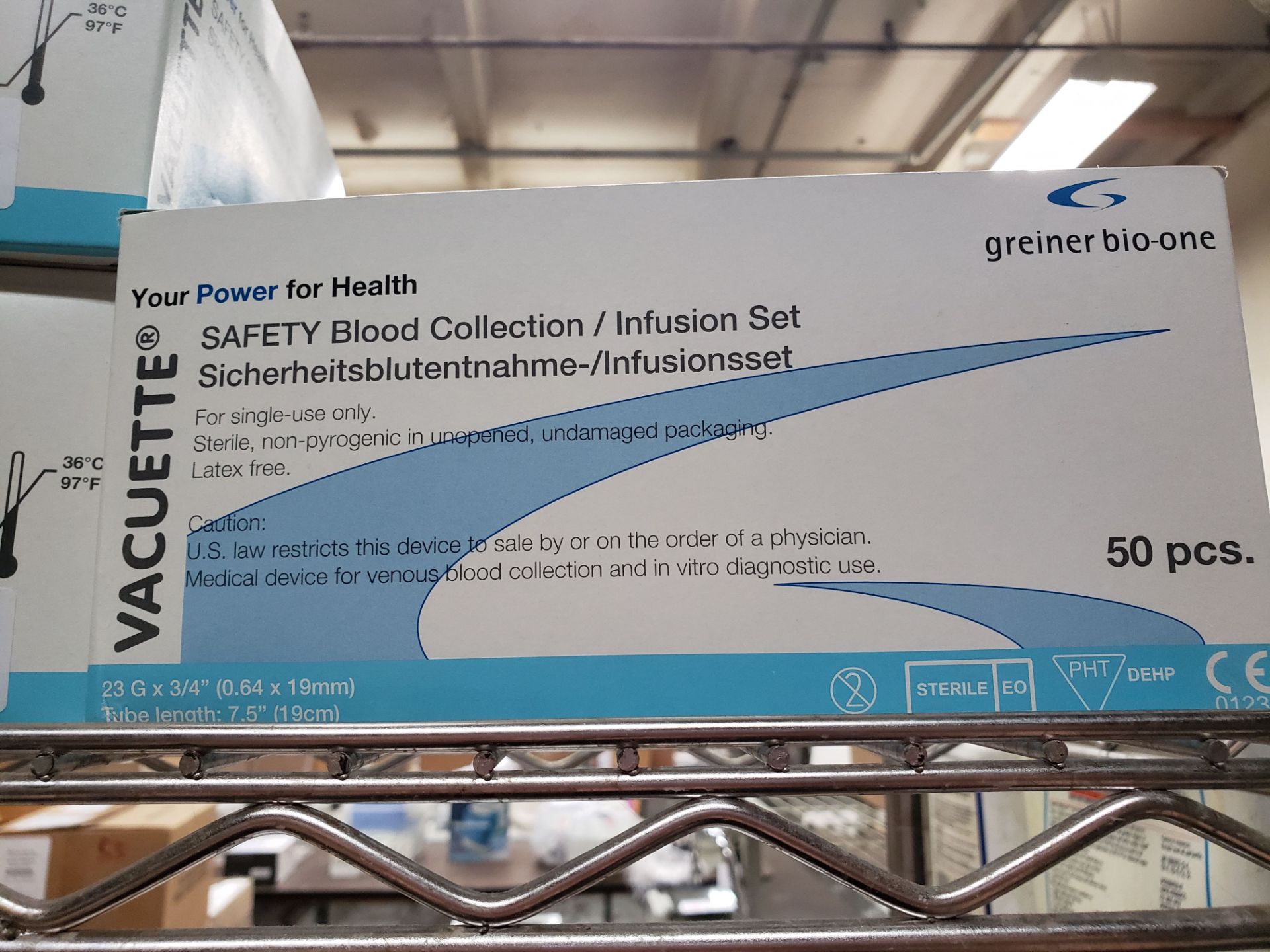 6 BOXES OF VACUETTE SAFETY BLOOD COLLECTION / INFUSUION SETS - Bild 2 aus 6