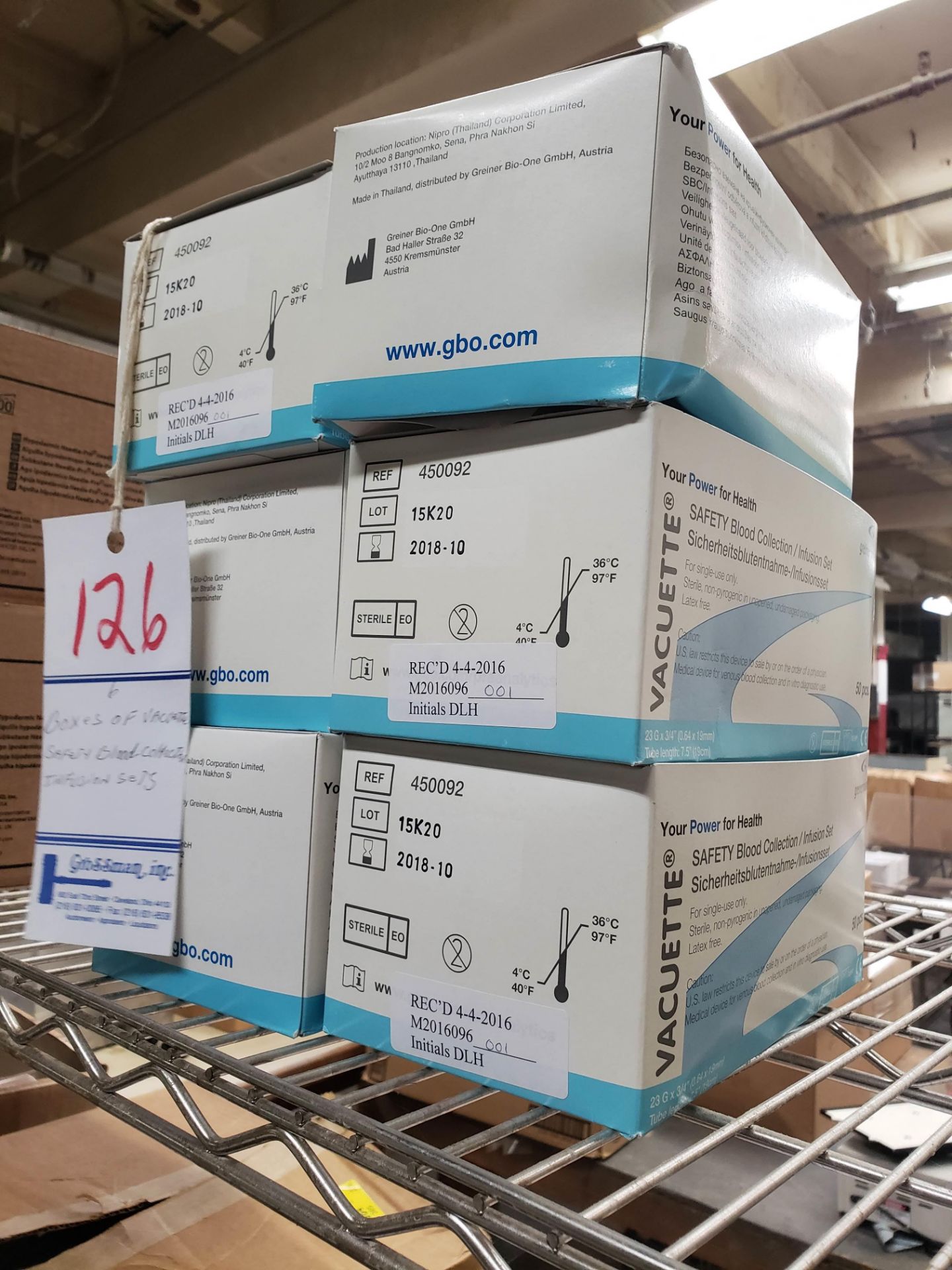 6 BOXES OF VACUETTE SAFETY BLOOD COLLECTION / INFUSUION SETS