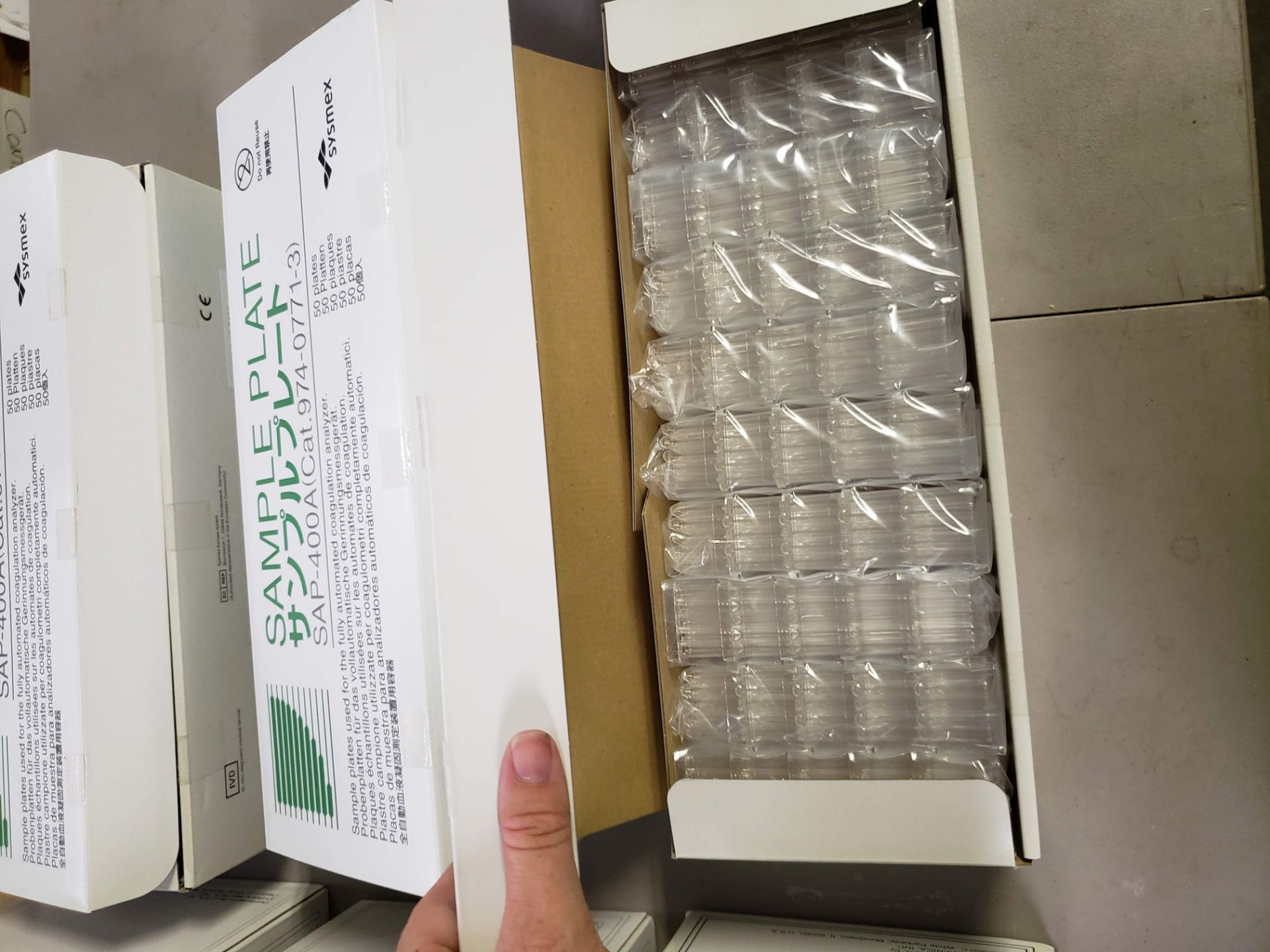 14 BOXES OF ASST SYSMEX TUBES, PLATES AND CLEANER - Image 12 of 12