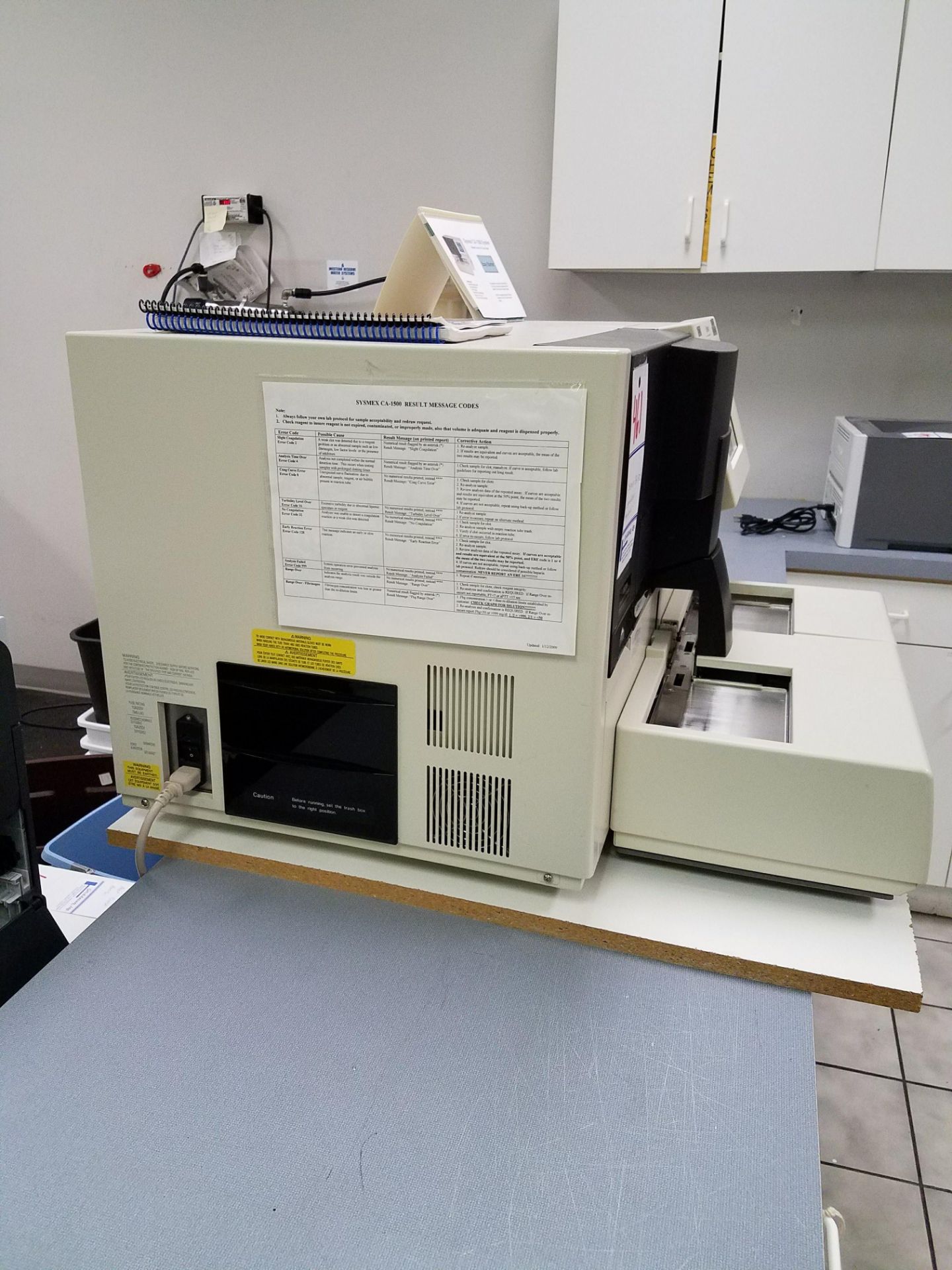 1 SYSMEX CA-1500 COAGULATION ANALYZER - Image 5 of 7