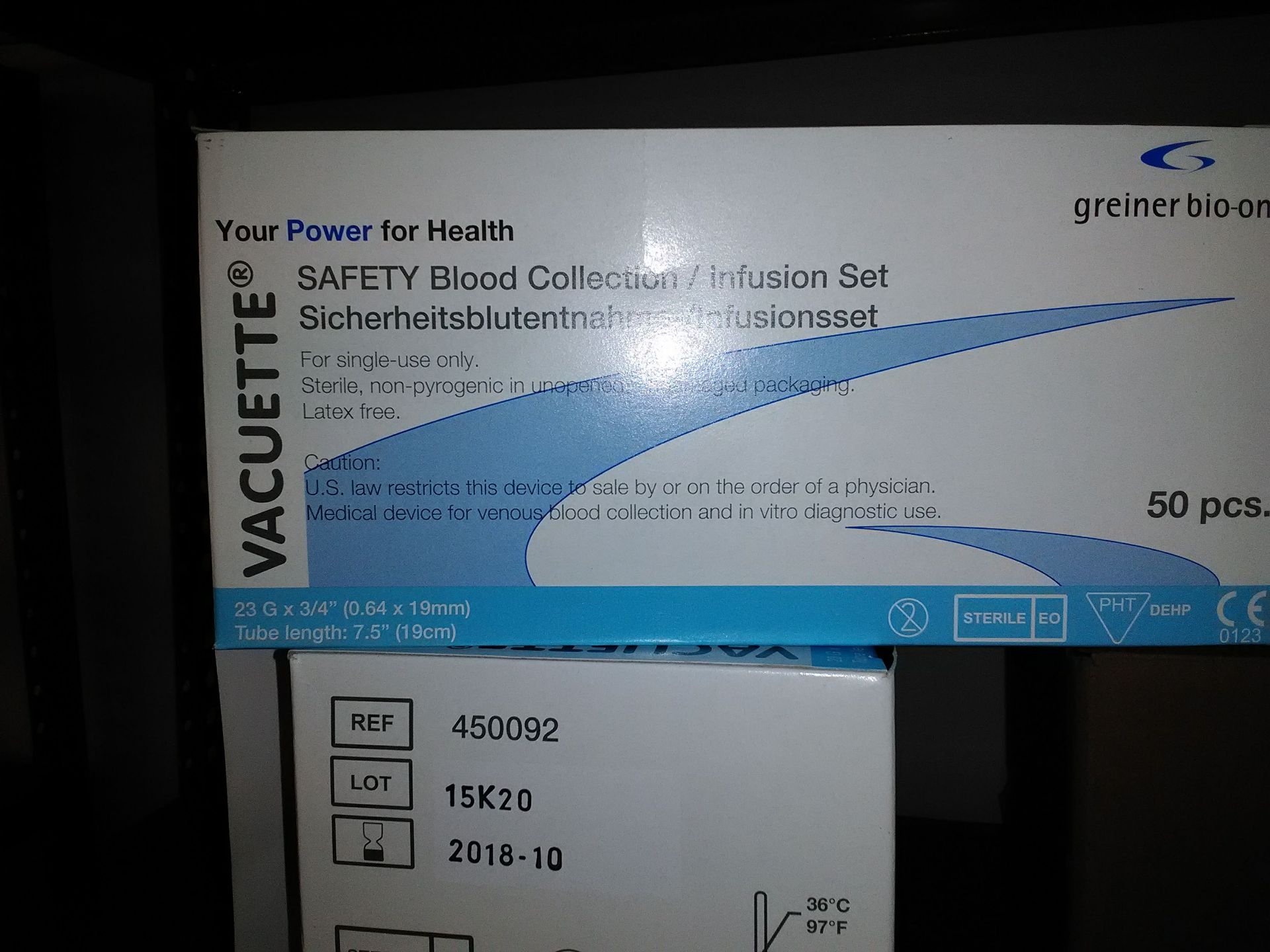 6 BOXES OF VACUETTE SAFETY BLOOD COLLECTION / INFUSUION SETS - Bild 6 aus 6
