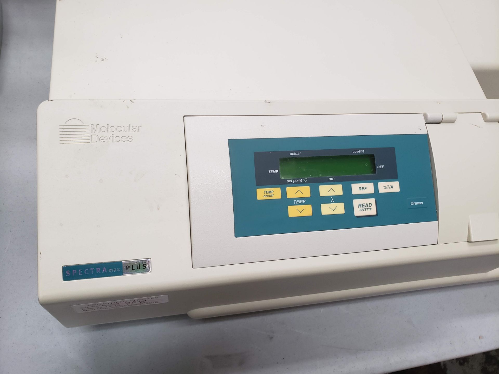 MOLECULAR DEVICES SPECTRA MAX PLUS MICROPLATE SPECTROPHOTOMETER - Image 2 of 5