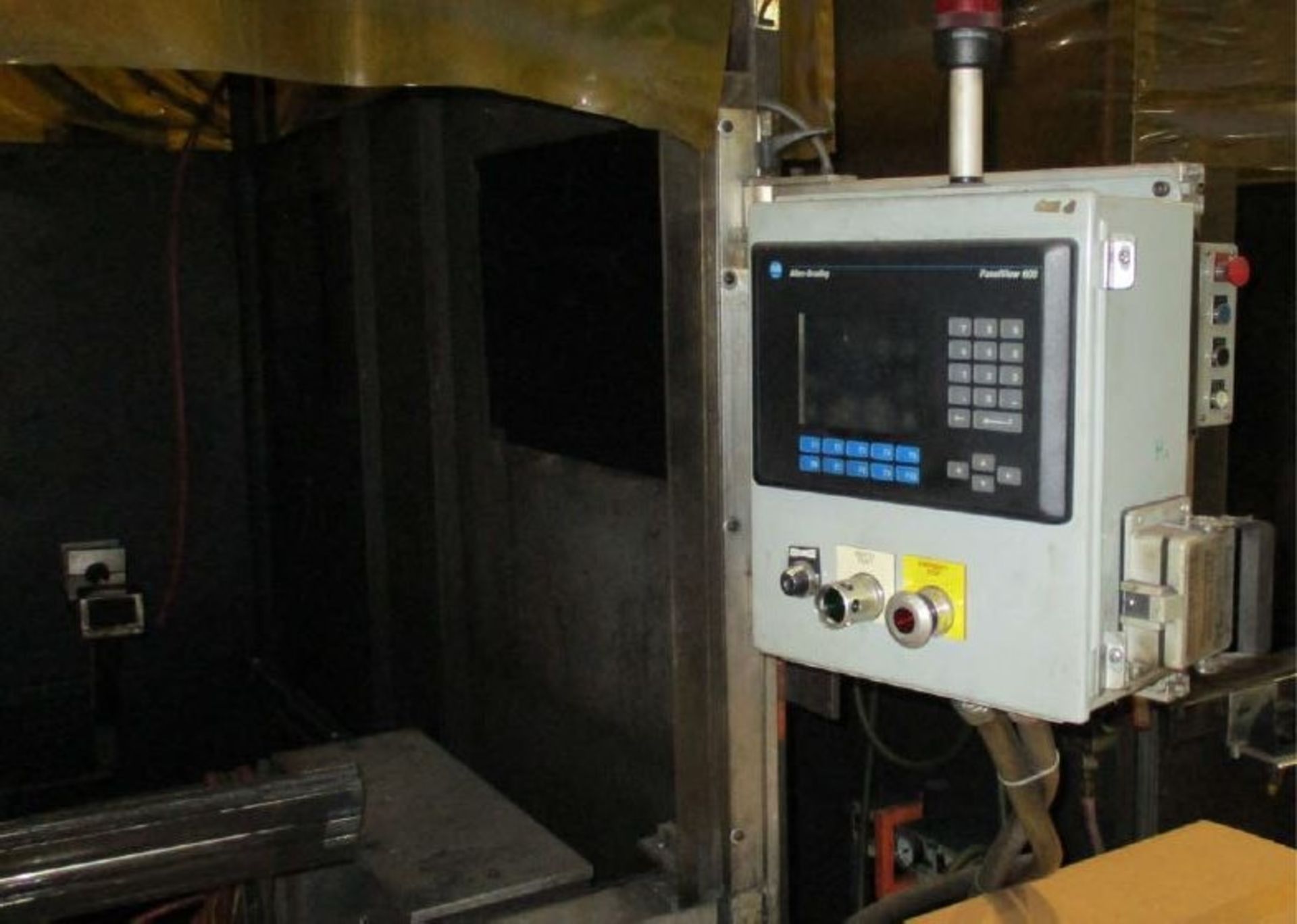 ABB WELDING CELL WITH LINCOLN POWER WAVE 455, AB CONTROLS WITH HMI, (NO ROBOT), LOCATION MI - Image 2 of 4