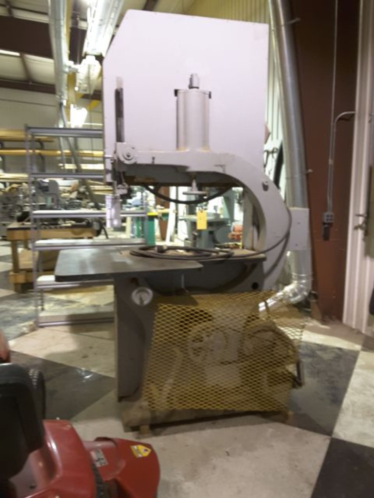 8' tall bandsaw with 36" throat 3 phase