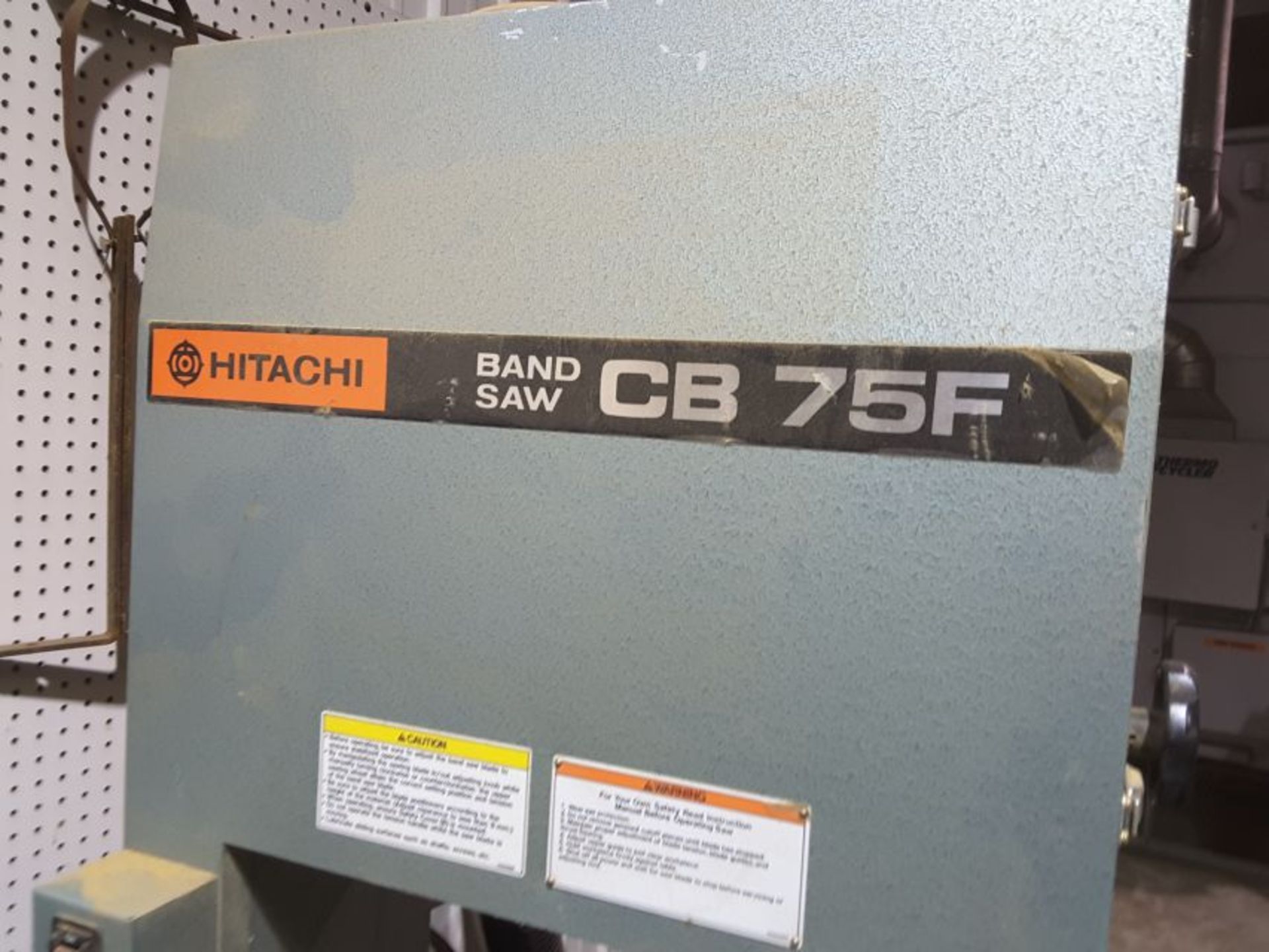 Hitachi model 3B75F bandsaw with 3" wide blade - Image 2 of 6