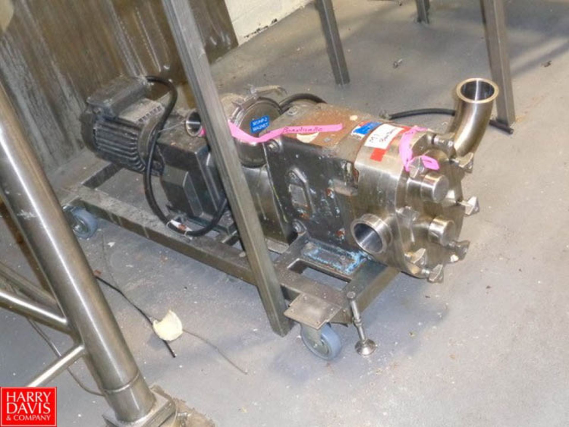 Waukesha Cherry Burrell Size 130 Positive Displacement Pump Rigging Fee: 100 Location: Mt. Pleasant,