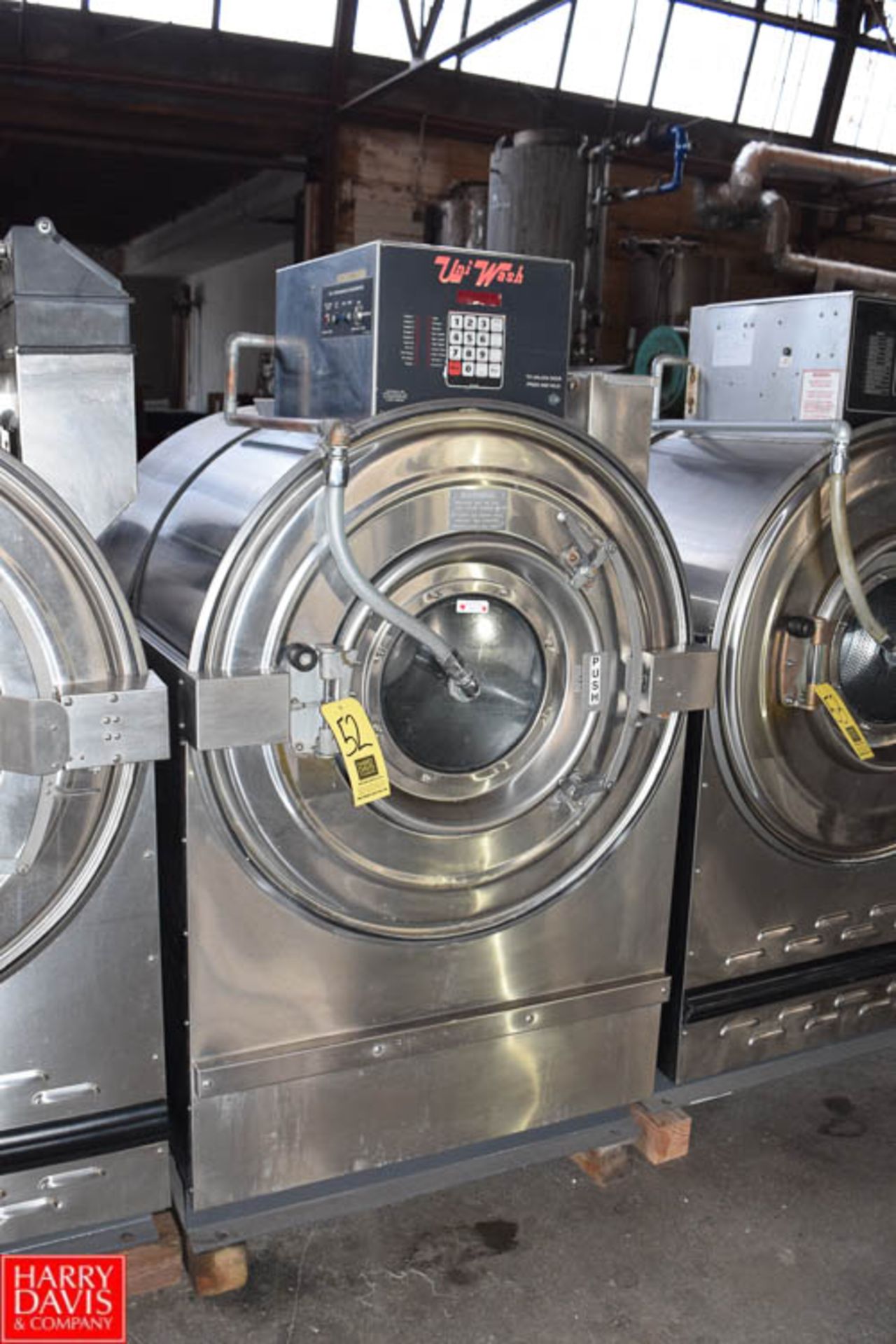 UniMac 50 LB Capacity S/S Washer, Model UW60B20080001 Rigging Fee: $300