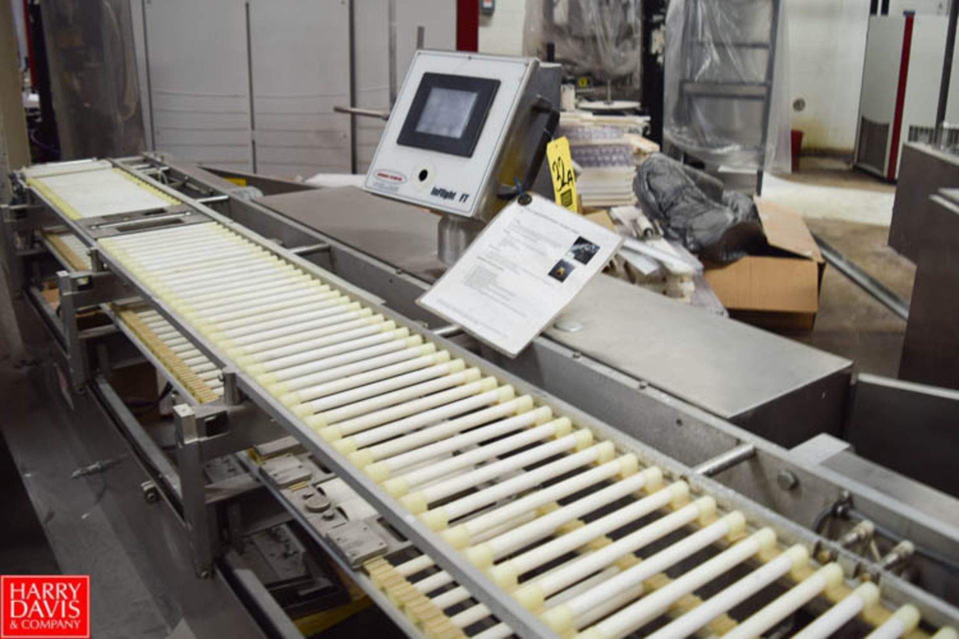 Benchmark Automation Wrapper Conveyor, Model FTRH, S/N 2006.09, 132" Length, with Allen Bradley