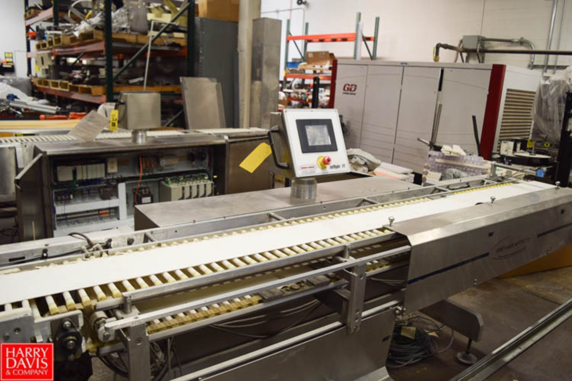 Benchmark Automation Wrapper Conveyor, Model FTRH, S/N 2006.09, 132" Length, with Allen Bradley