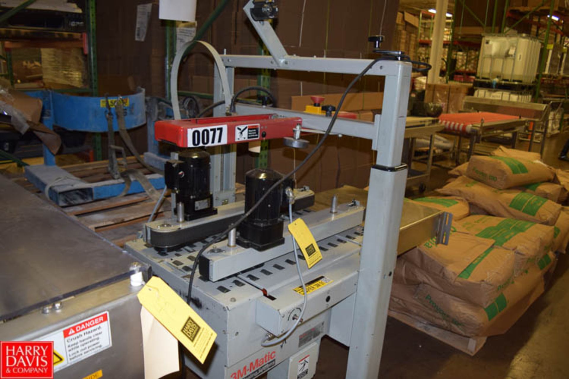 3M Top and Bottom Case Sealer, Model 800A, Type 39600, S/N 4049 , (No Tape Heads) Rigging Fee: 150 - Image 2 of 2