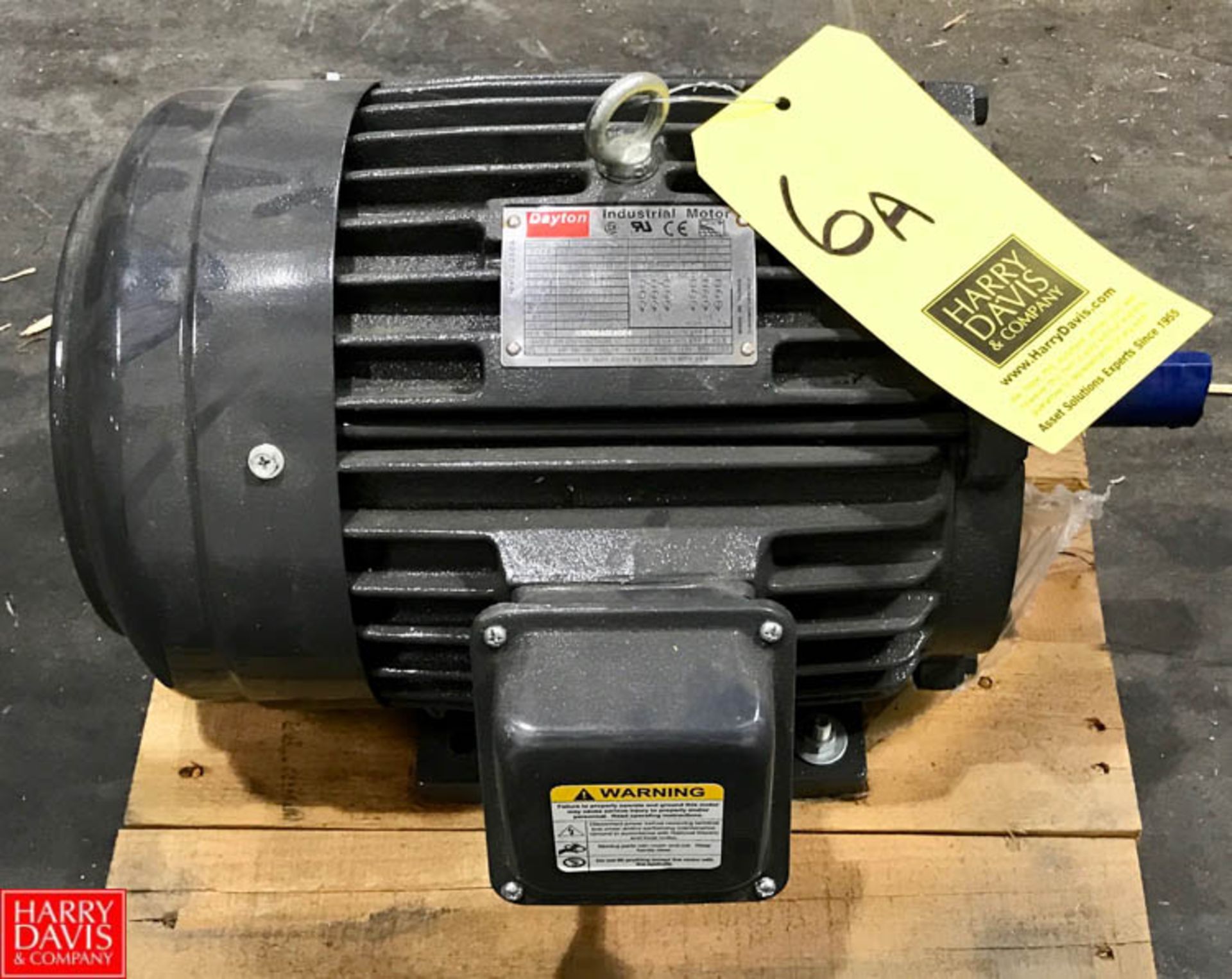 NEW Dayton 5 HP 1,750 RPM Motor - Rigging Fee $ 25 - Image 2 of 2