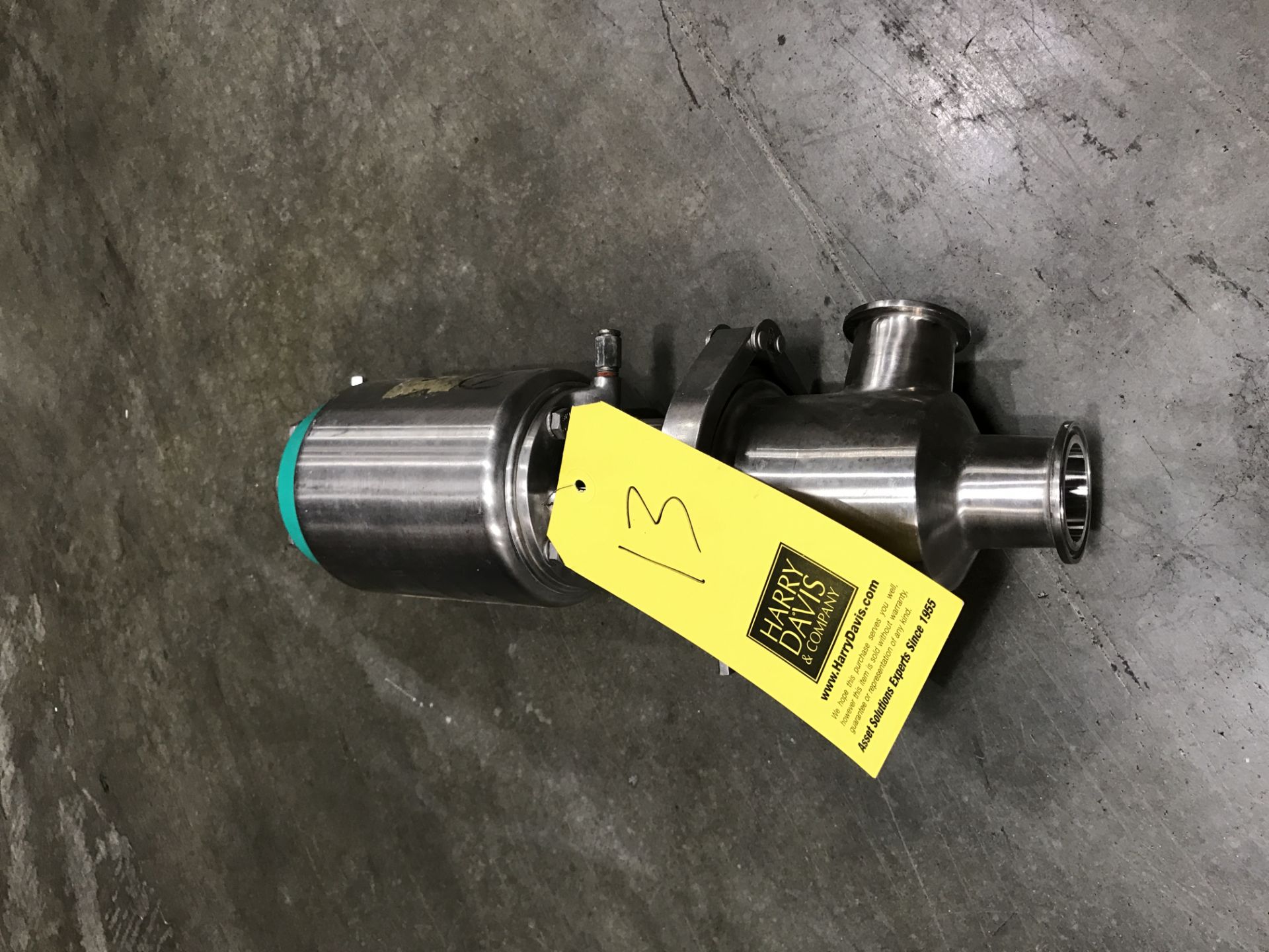 TriClover 2-Way 2" S/S Air Valves Model 761 - Rigging Fee $ 25