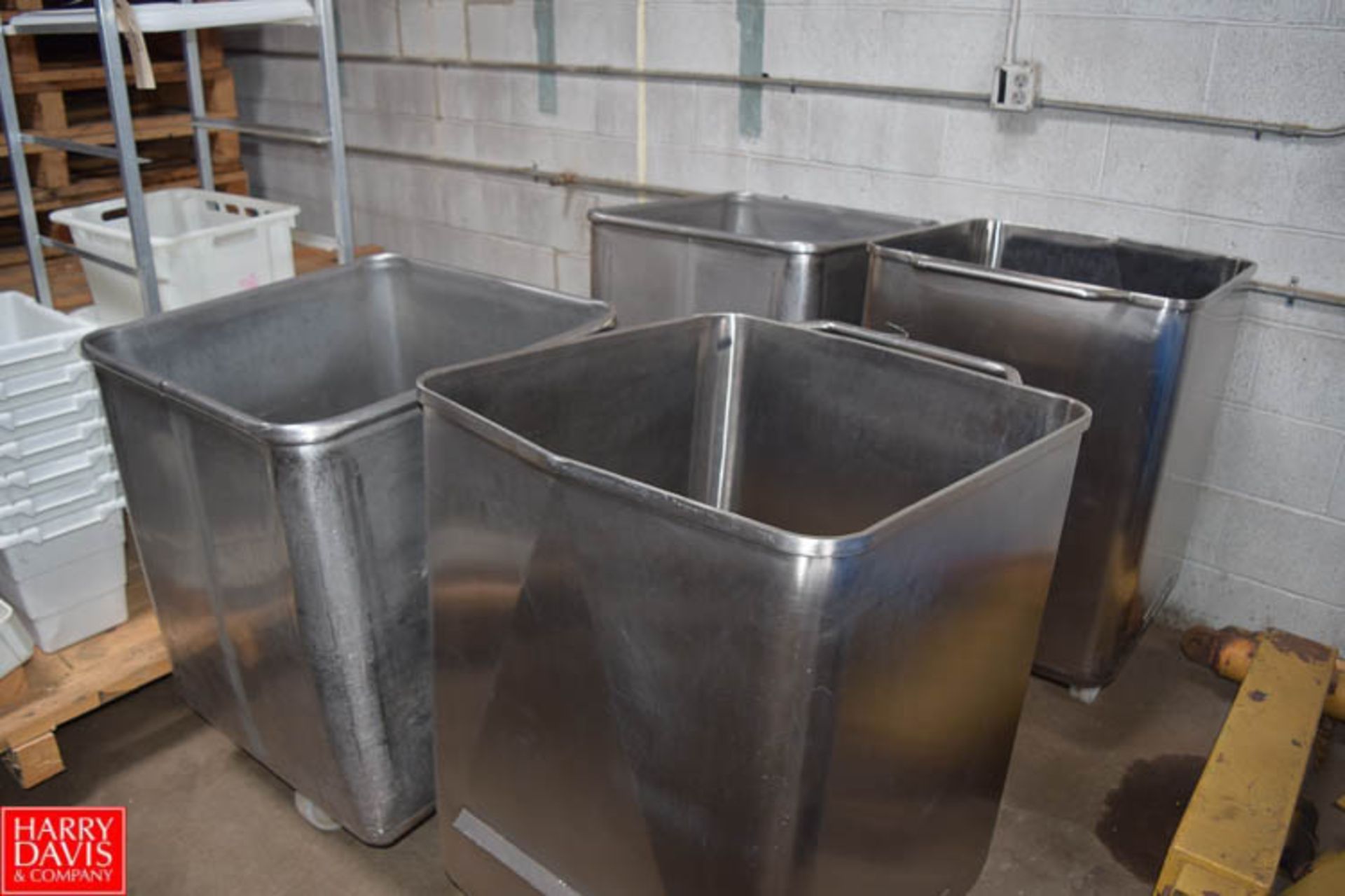 26" x 26" x 30" Portable S/S Tubs (Located in Pittsburgh, Pa) - Rigging Fee $ 25