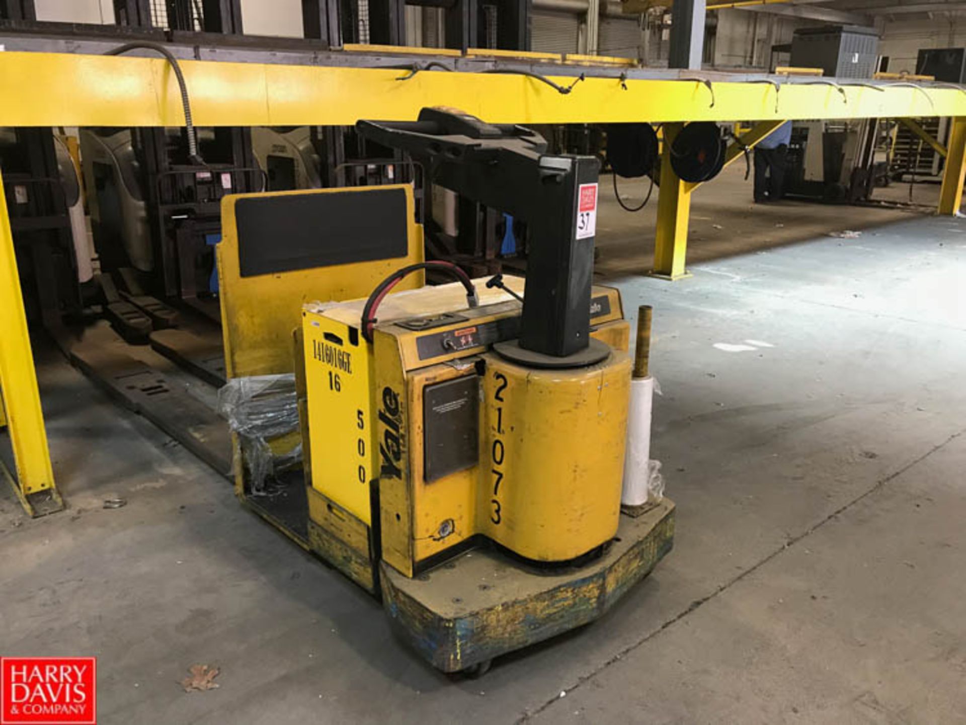 Yale 6,000 LB Capacity Electric Pallet Jack with Battery, MPC 060L, S/N A803NO8762U Rigging Fees