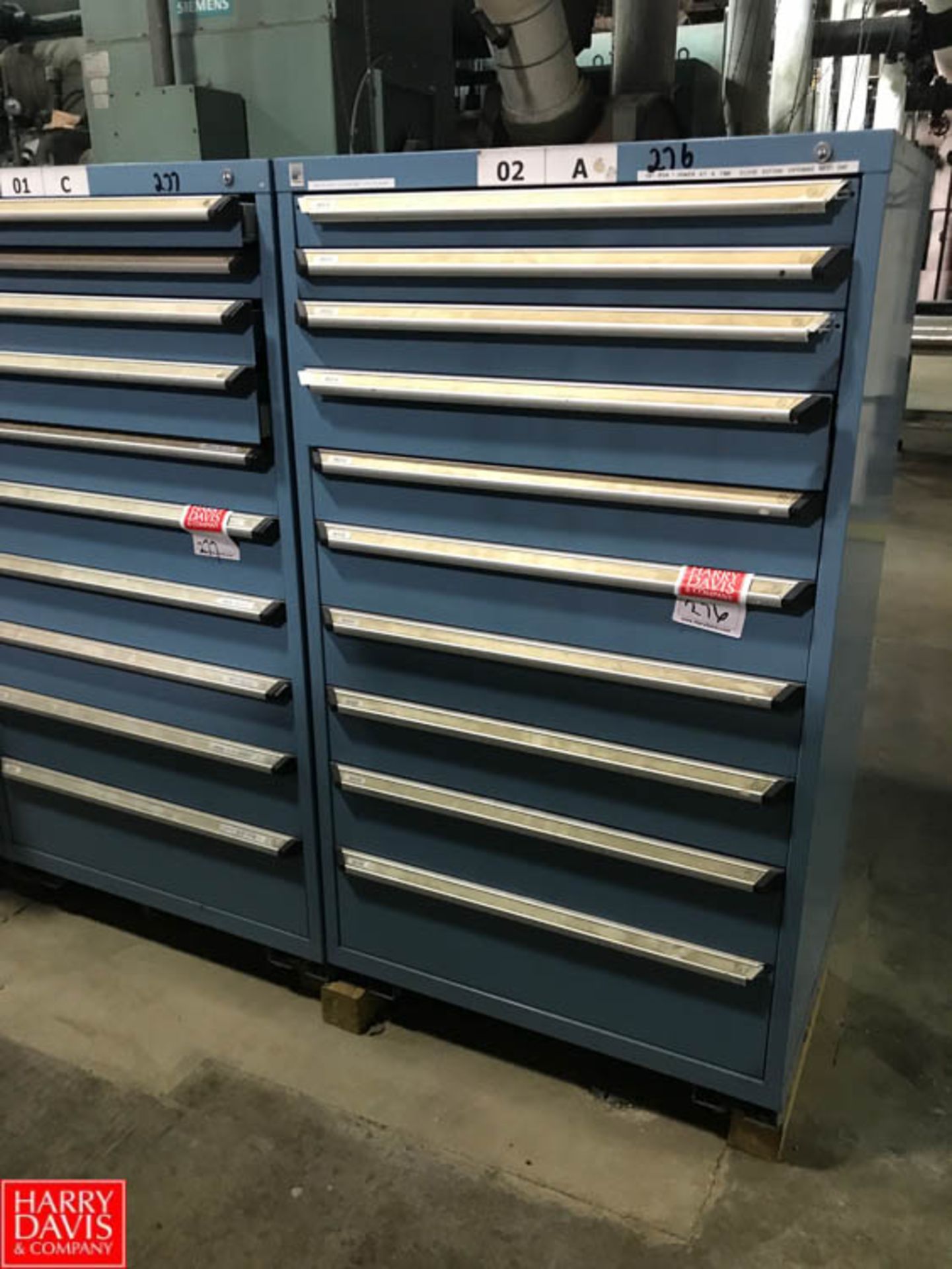 Rousseau 10 Drawer Tool Cabinet with Buss Fuses -Rigging Fee: 50