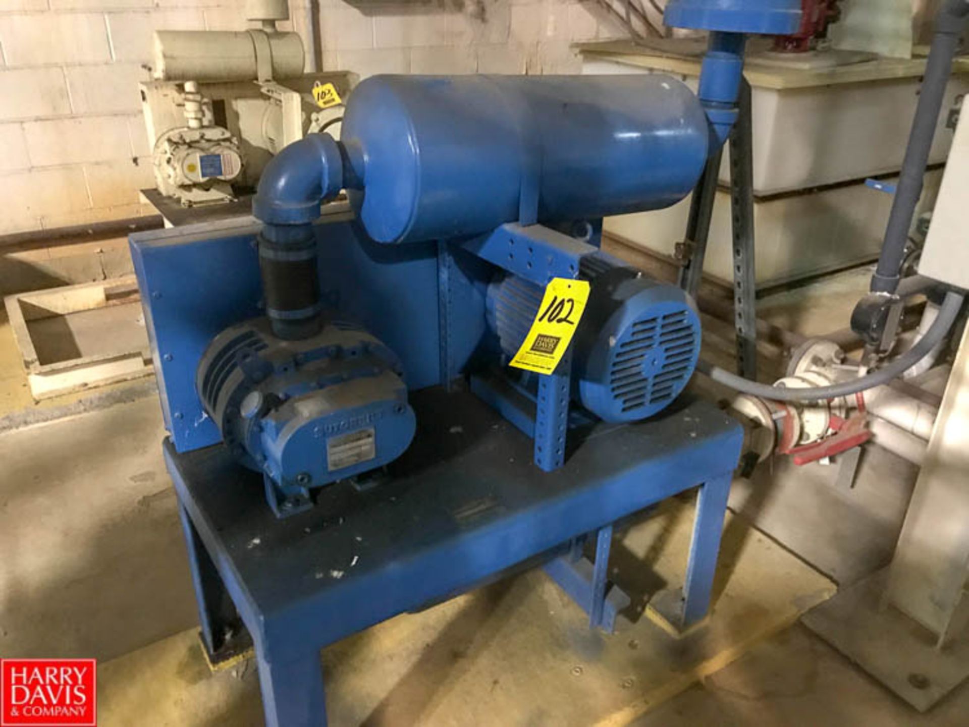 Sutorbilt 10 HP Vacuum Blower, Model GACMPDA -Rigging Fee: 50