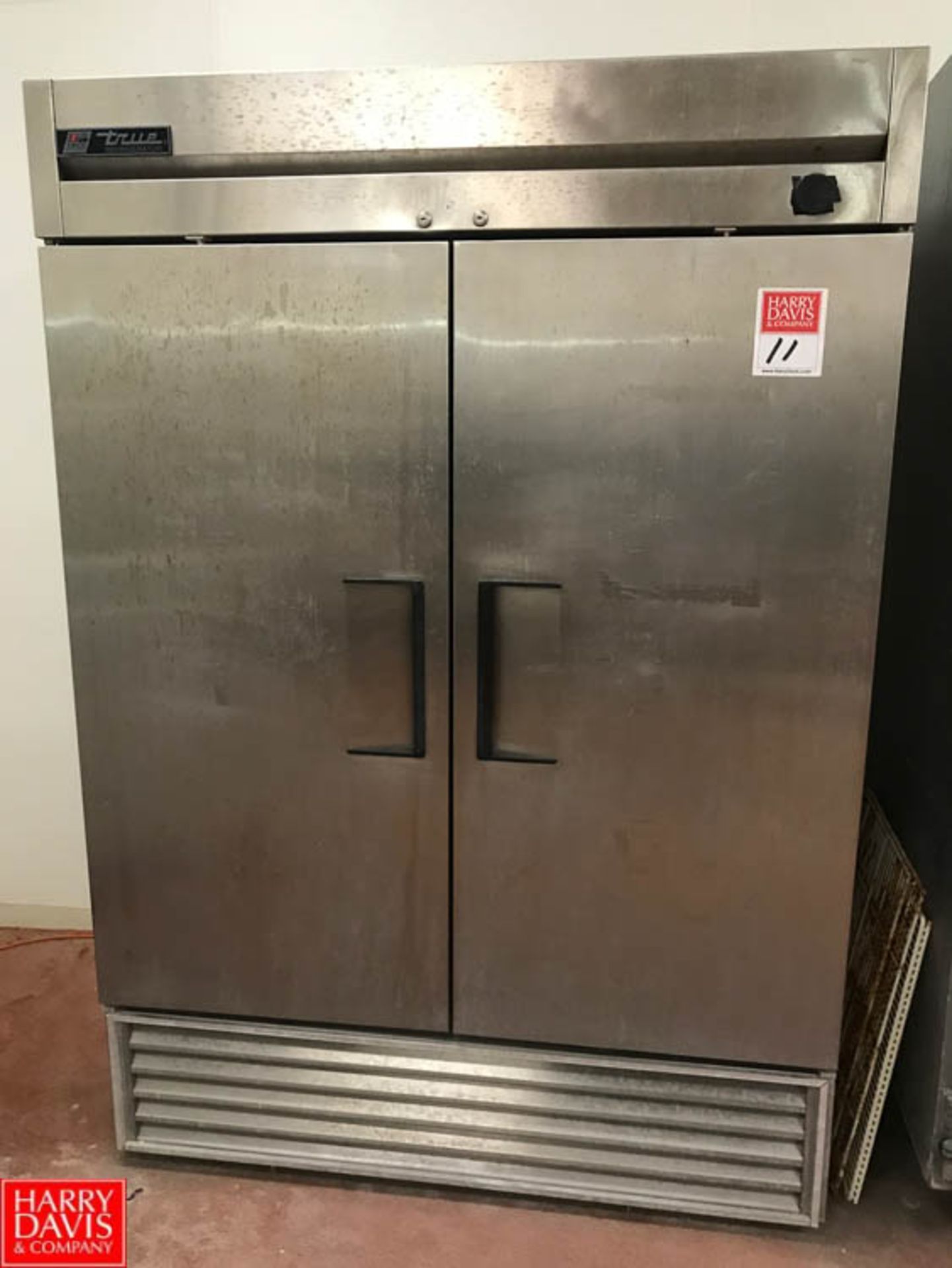 True 2-Door S/S Refrigerator, Model T-49