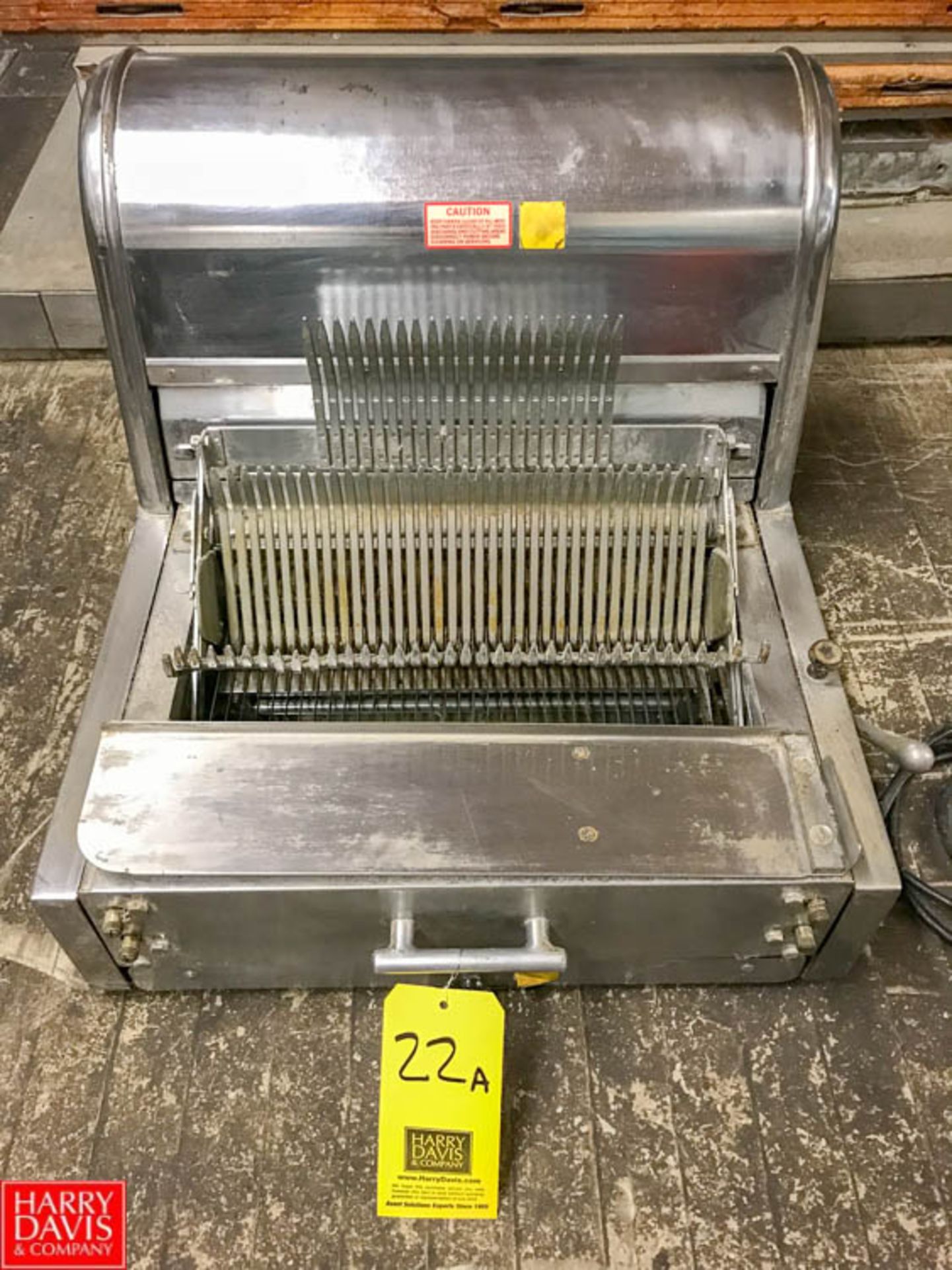 Berkel S/S Table Top Bread Slicer Rigging fee: 25