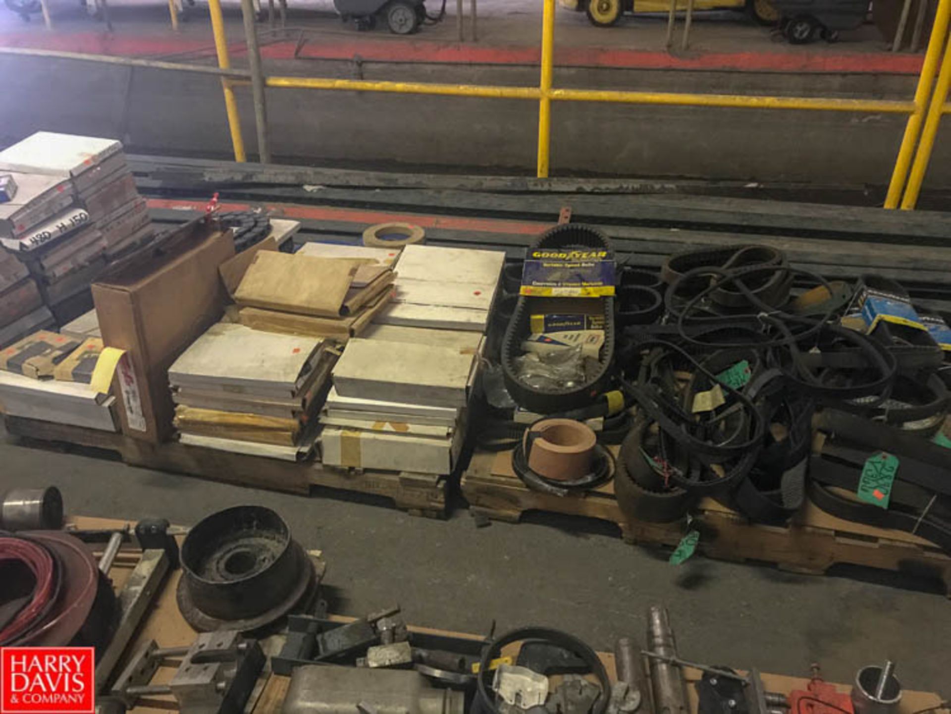 Assorted Drive Belts and Hardware Rigging Fee: $ 25