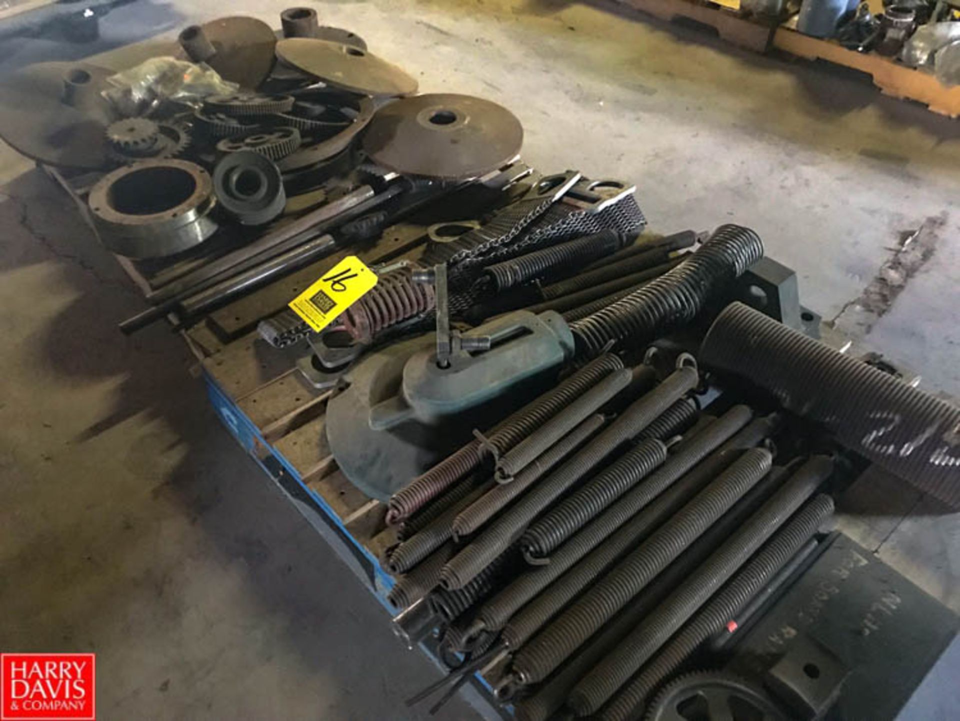 Assorted Springs, Sprockets and Hardware Rigging Fee: $ 25