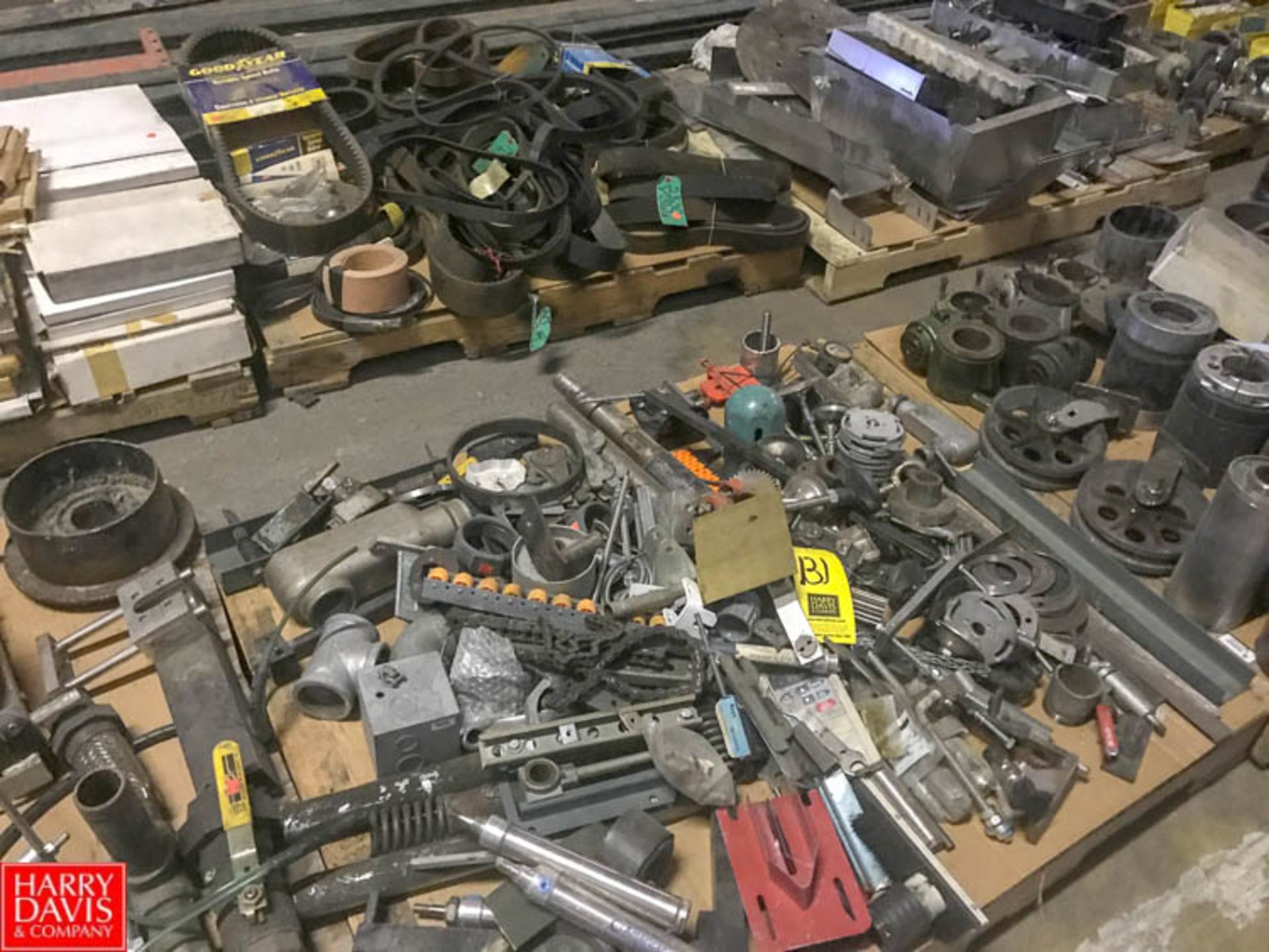 Assorted Drive Belts and Hardware Rigging Fee: $ 25