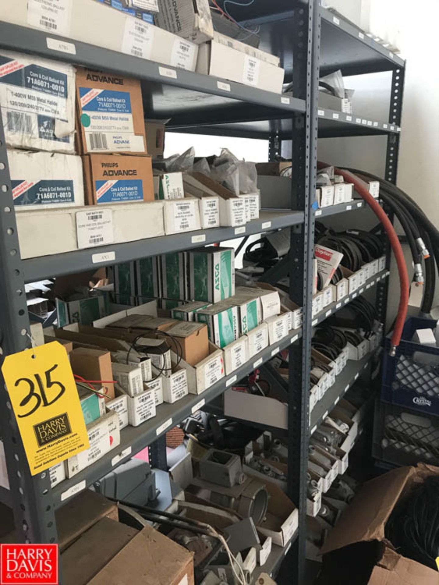 Solenoids, Hydraulic Hoses and Belts (with Shelf) Rigging Fee: $ 150