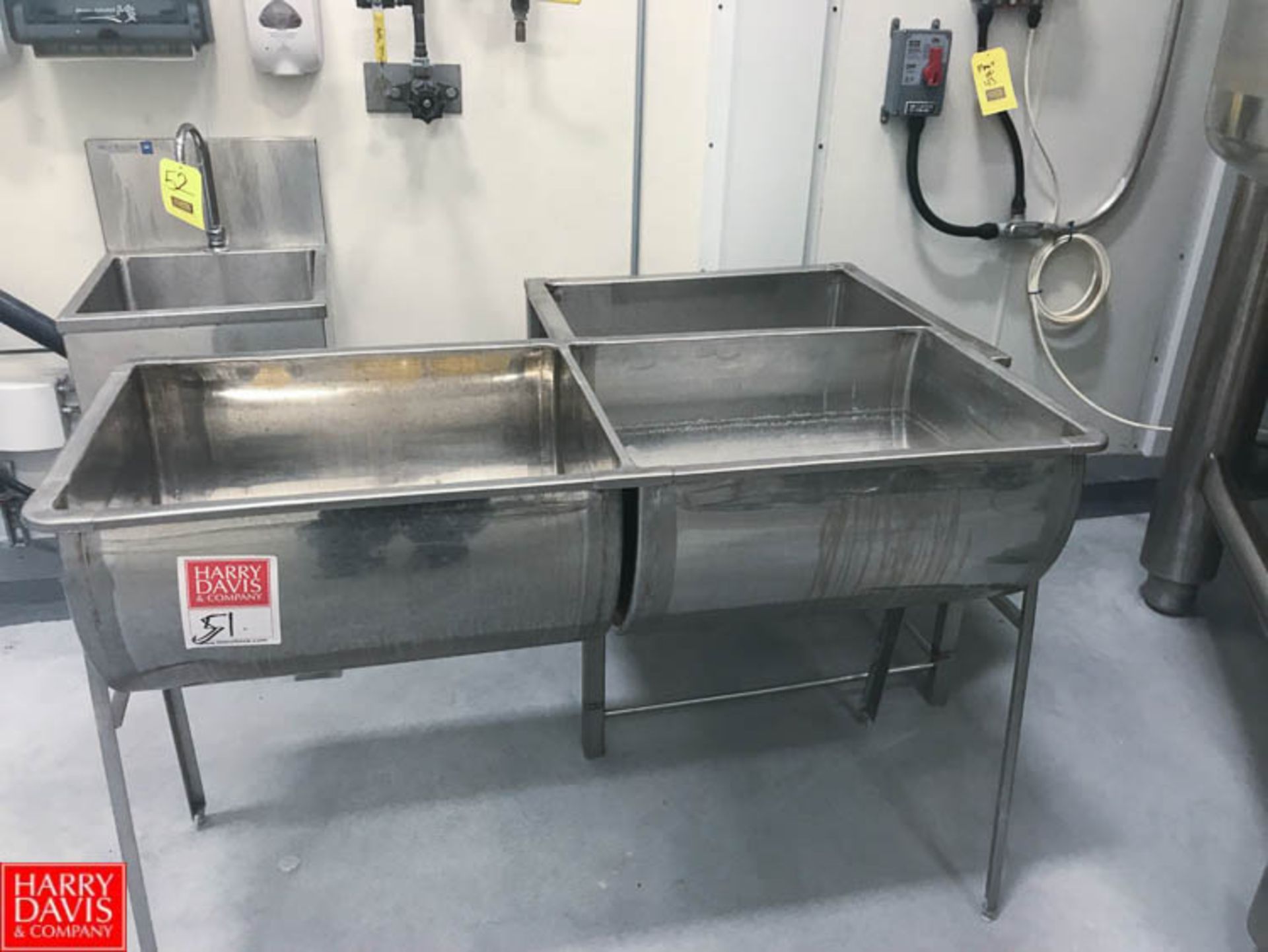 S/S Wash Troughs Rigging Fee: $ 100