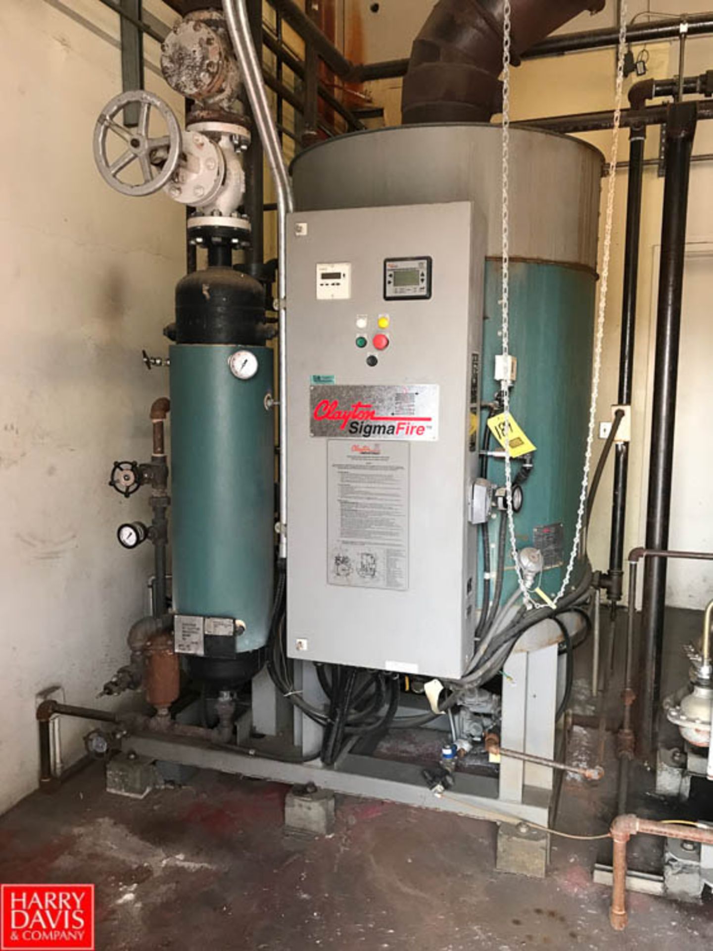 2010 100 HP Sigma Fuel Boiler with Allen Bradley Micro Logix PLC Controls, Low NOx FMB Burners Model