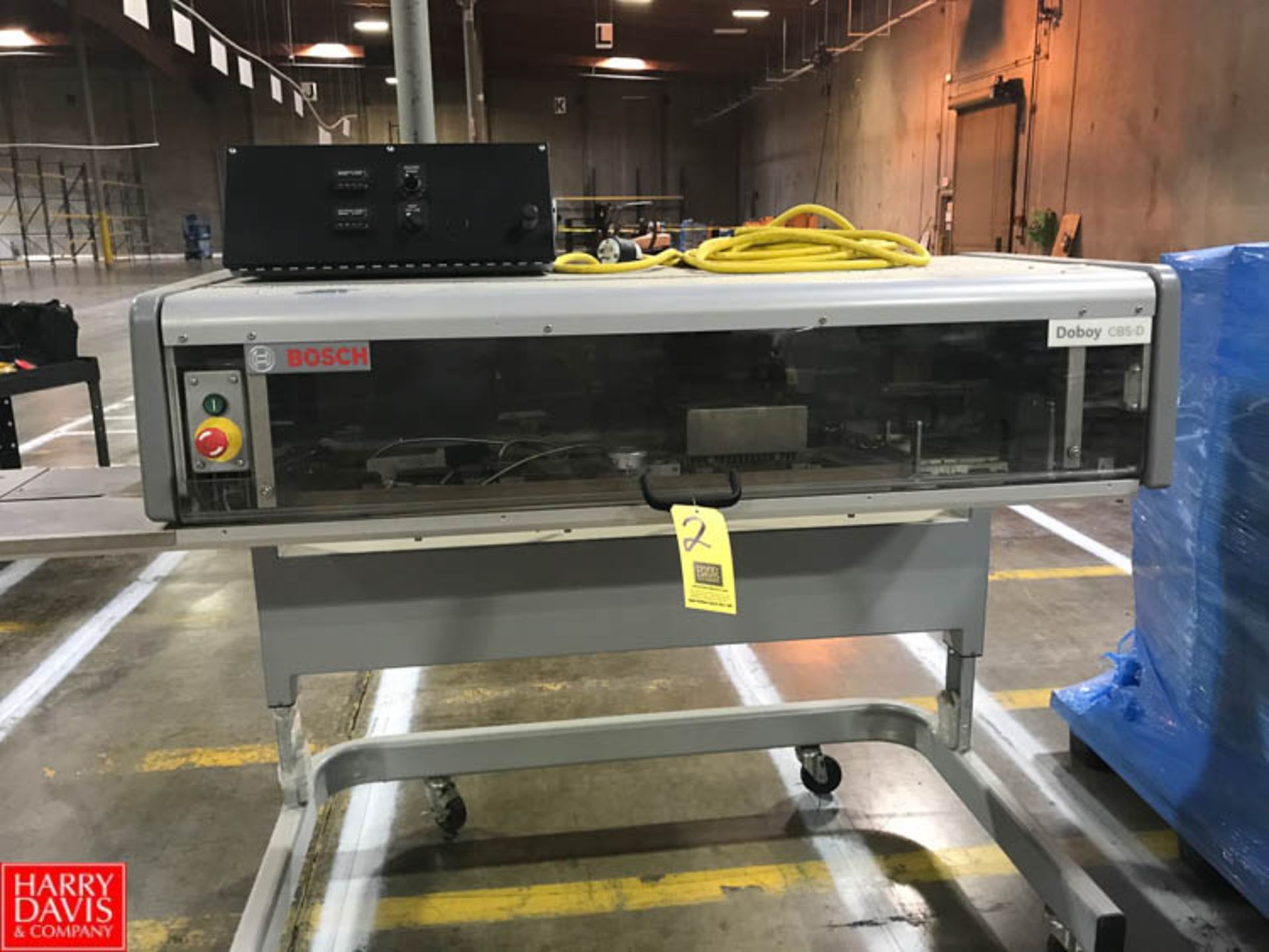 NEW Bosch Doboy Continuous Band Sealer, Model: CBS-D, S/N: 13-31202 Rigging Fee: 100