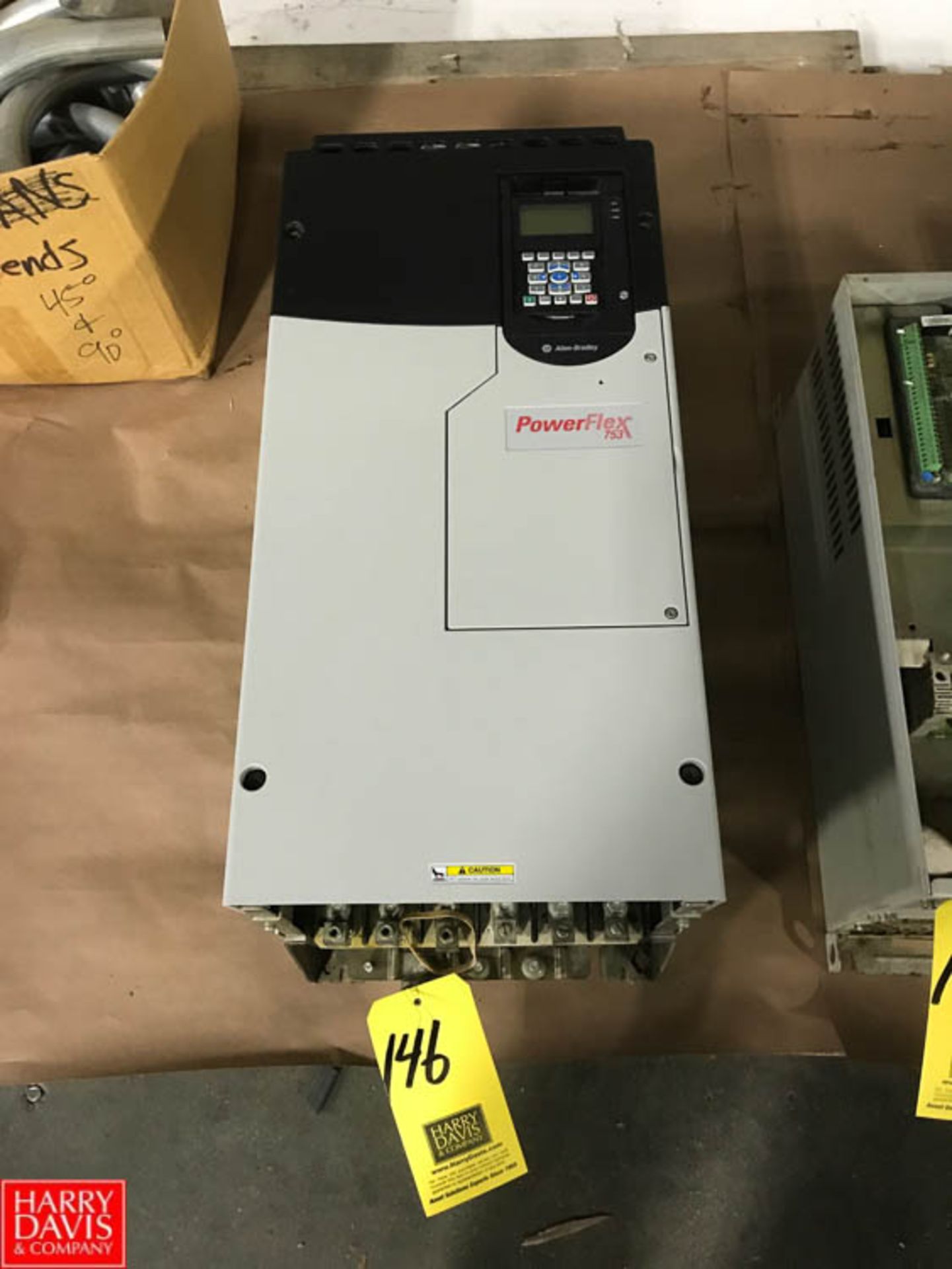 Allen Bradley Powerflex 753 100 HP Variable Frequency Drive Rigging Fee: 35