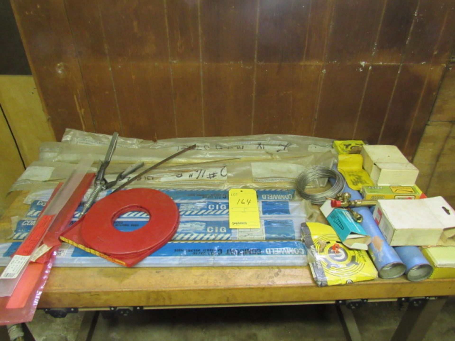 Lot of Welding Rods, Wires and Accessories
