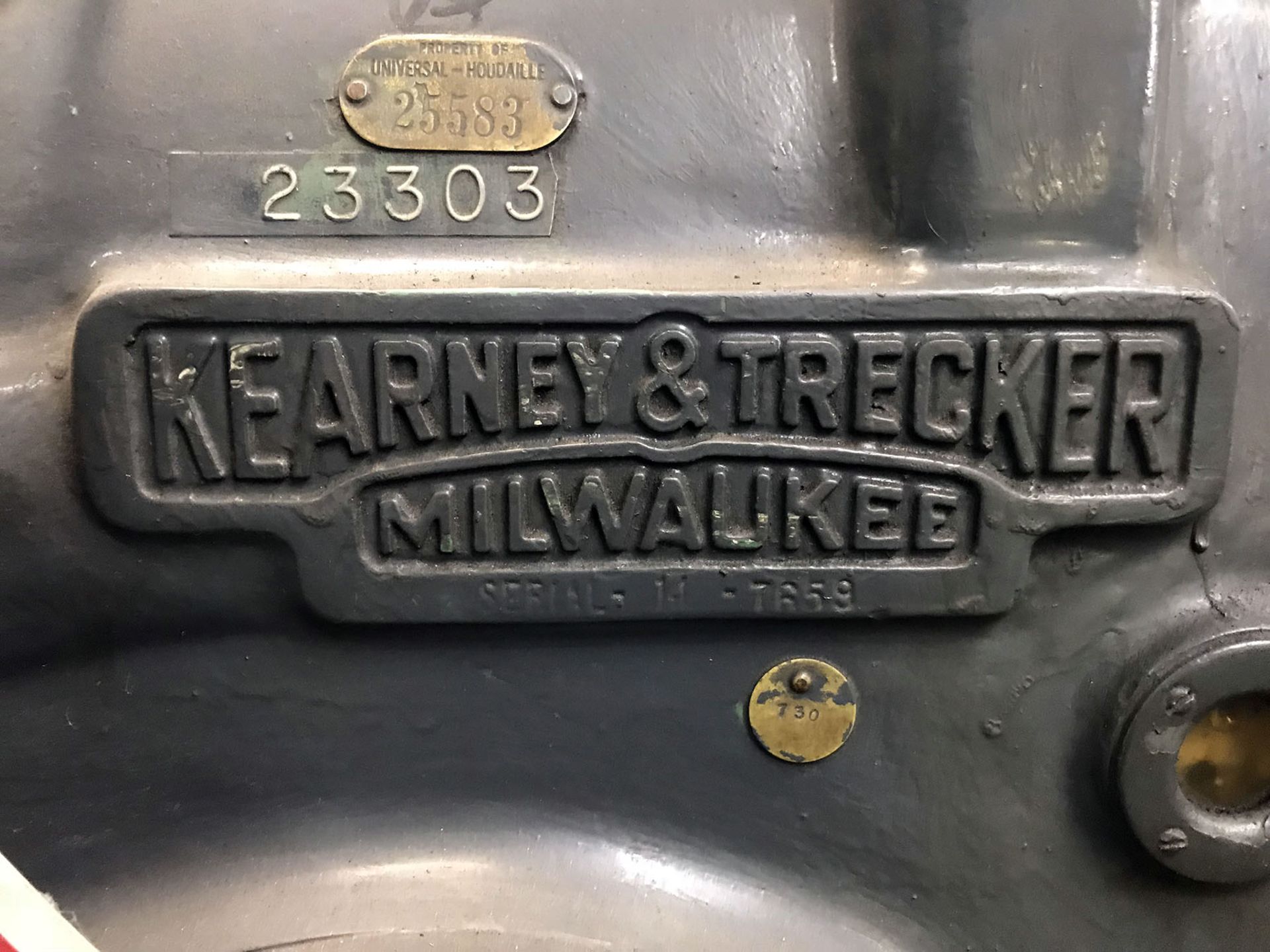 Kearney & Trecker Milwaukee Manual Mill - Image 6 of 6