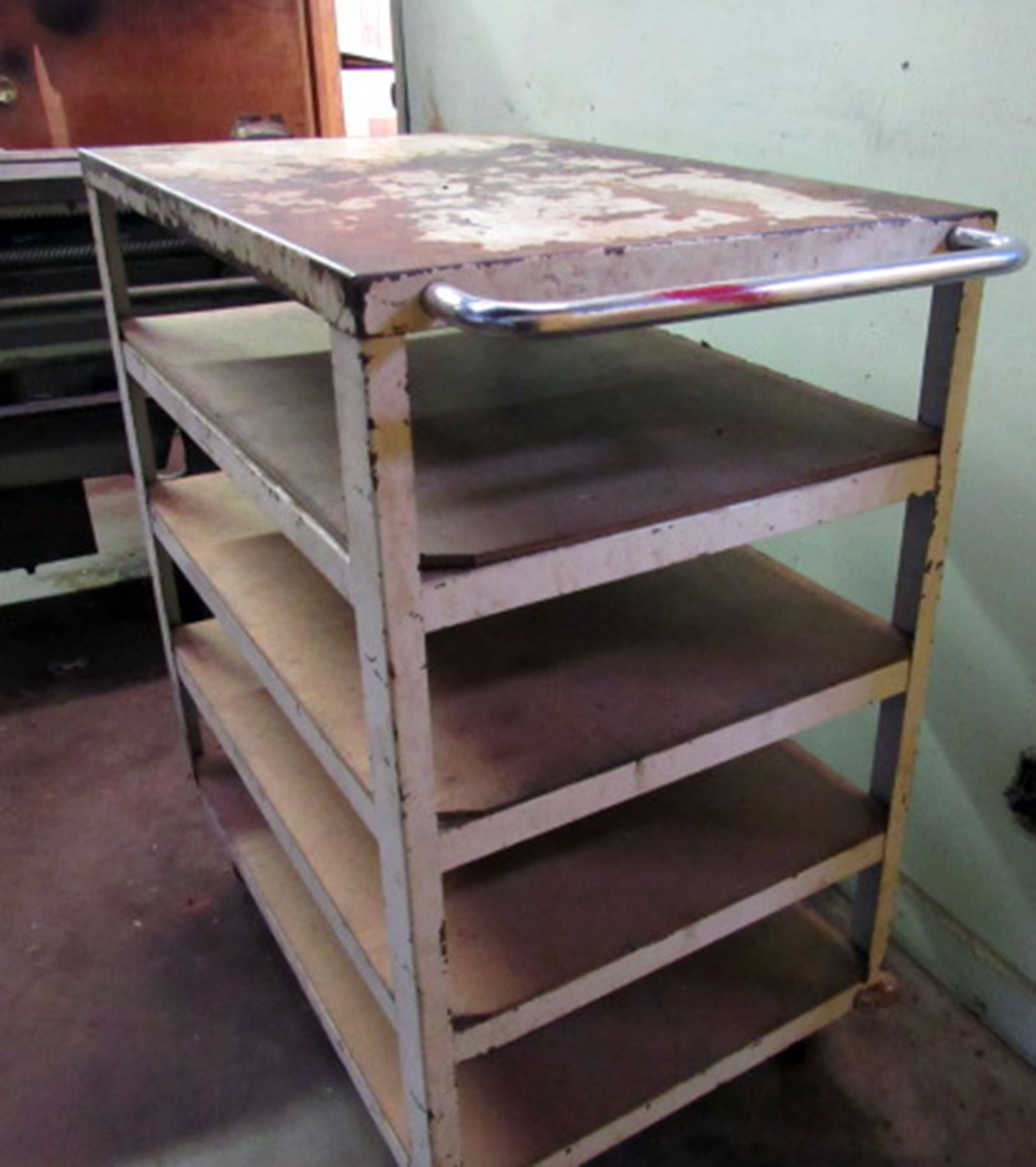 20" x 34" x 37" Roll Around Utility Cart with 5 Shelves - Image 2 of 2