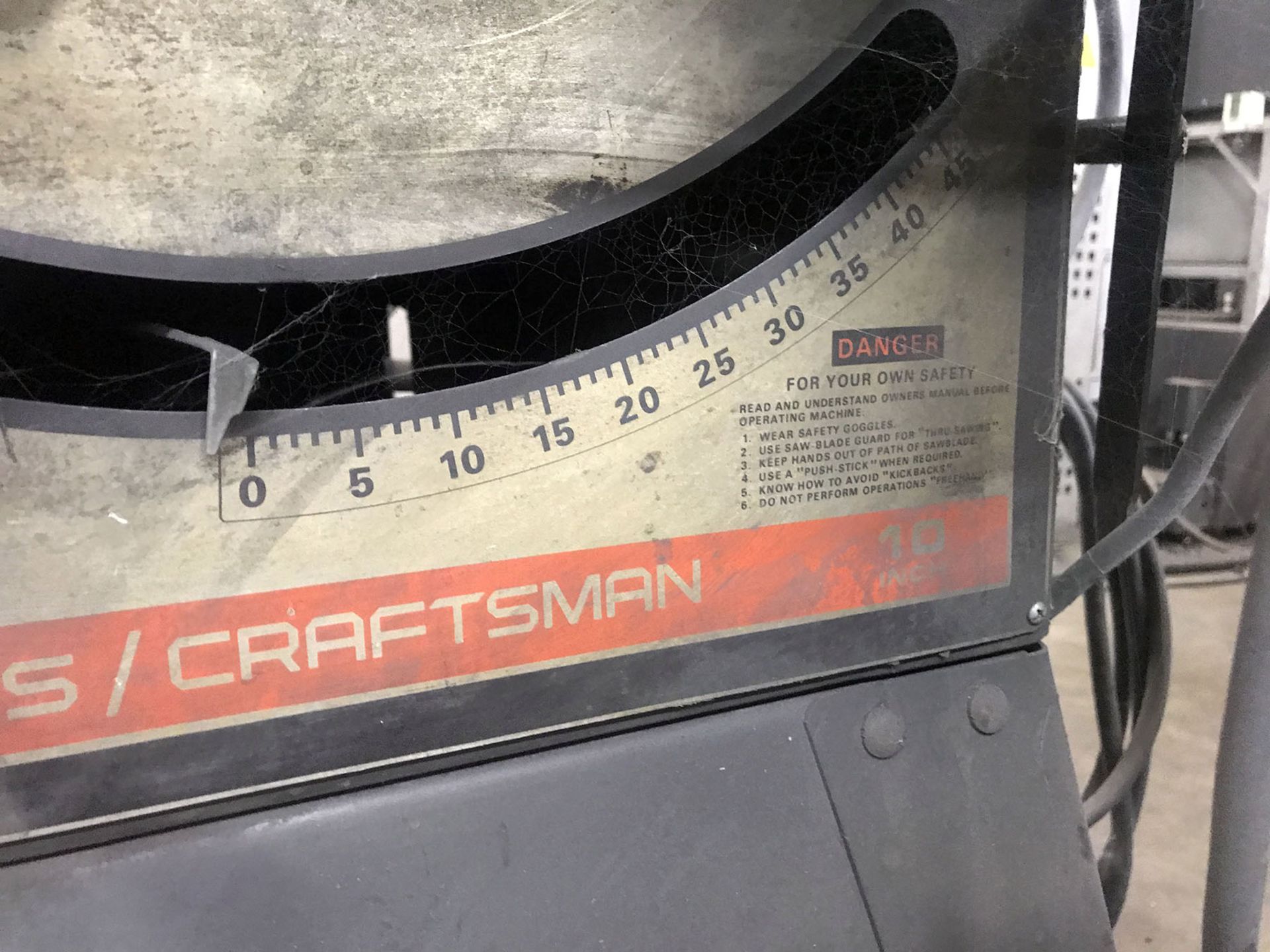 Sears / Craftsman 10" Table Saw - Image 4 of 4