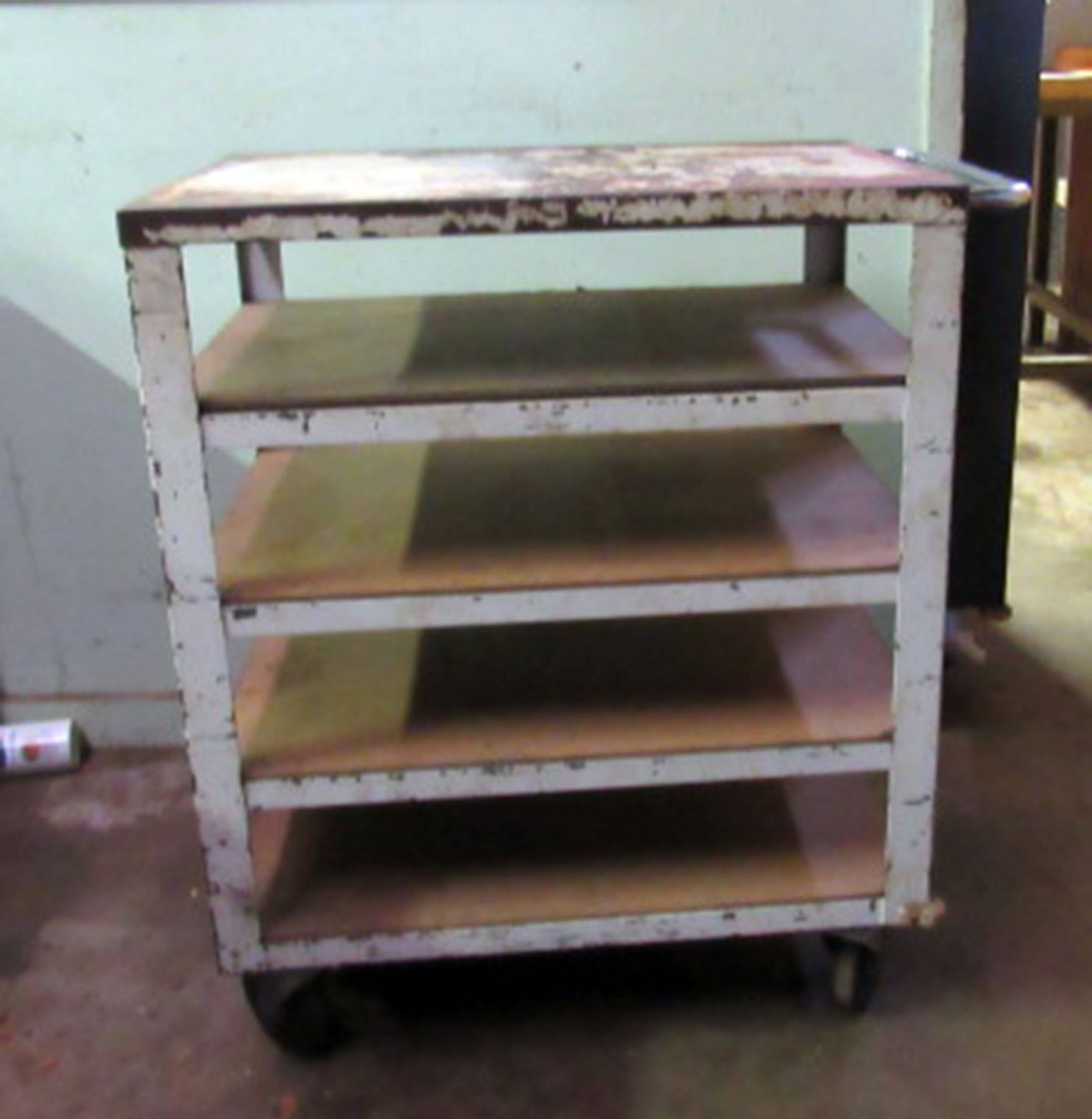 20" x 34" x 37" Roll Around Utility Cart with 5 Shelves