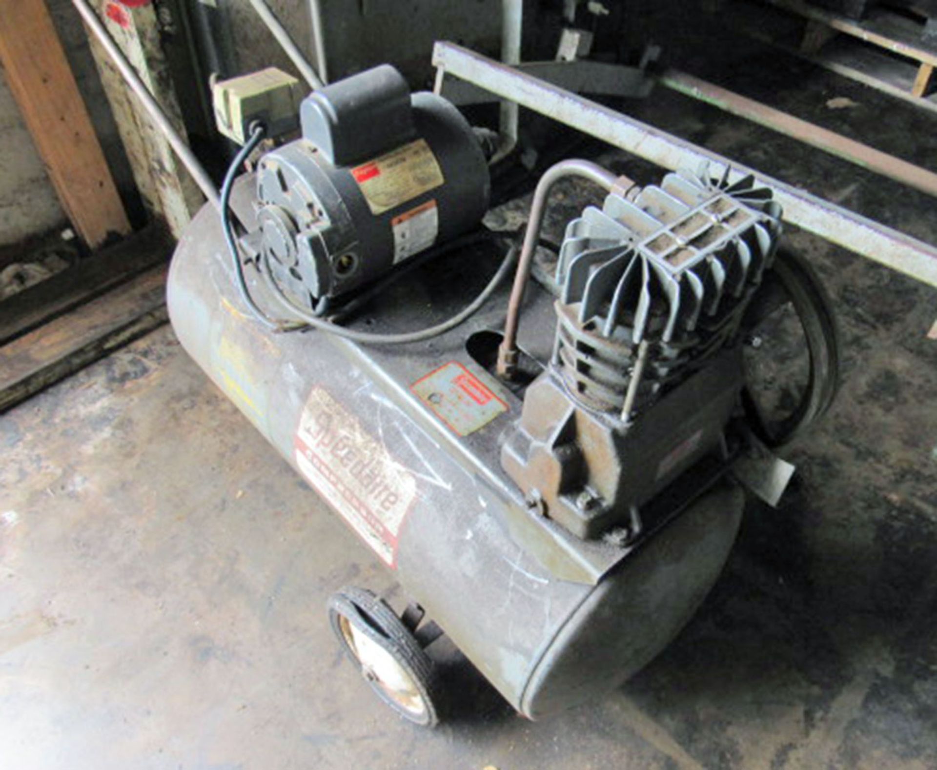 Speedair 1 HP Tank Mount Air Compressor - Image 2 of 3