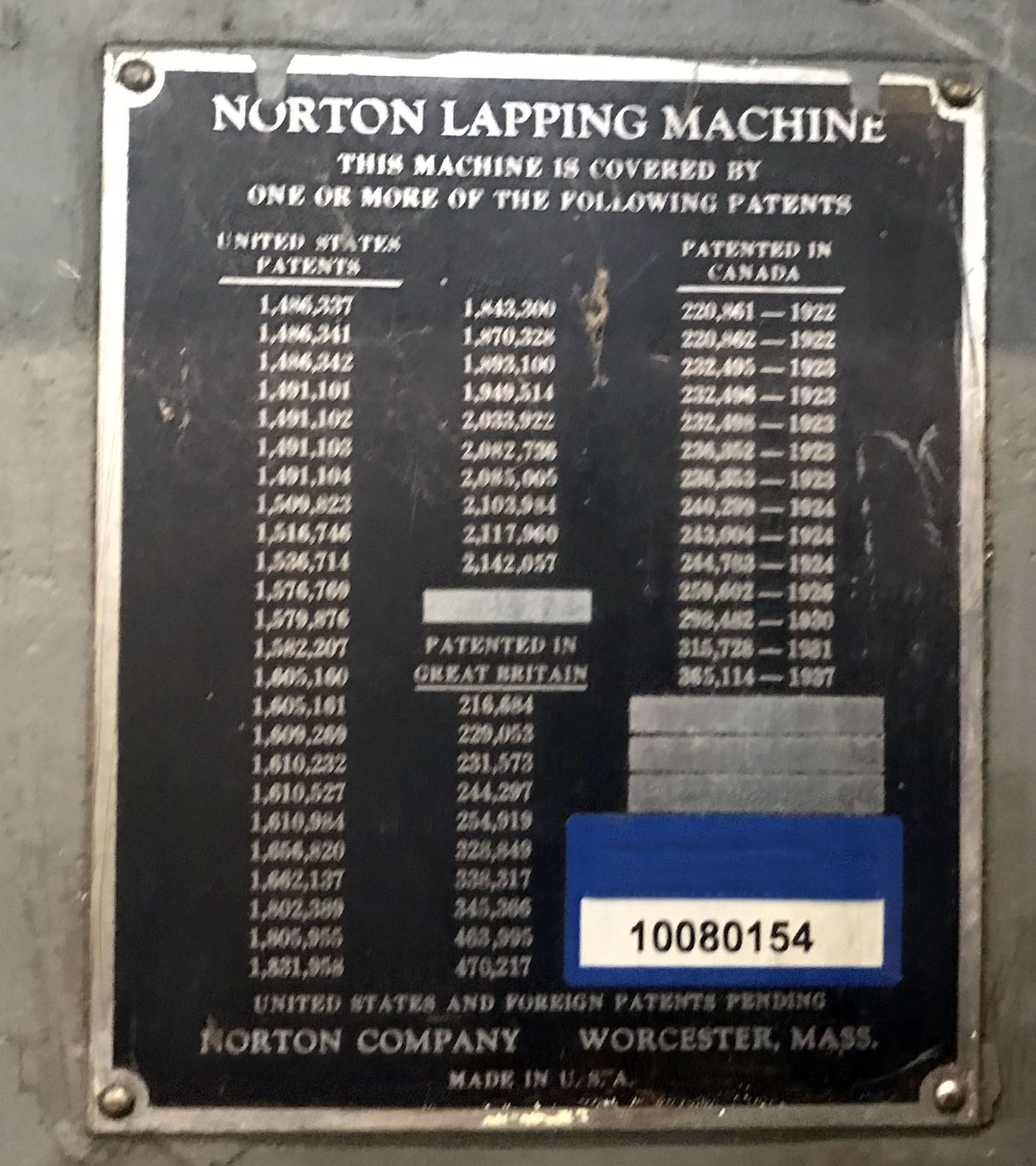 Norton Hyprolap Lapping Machine - Image 7 of 8