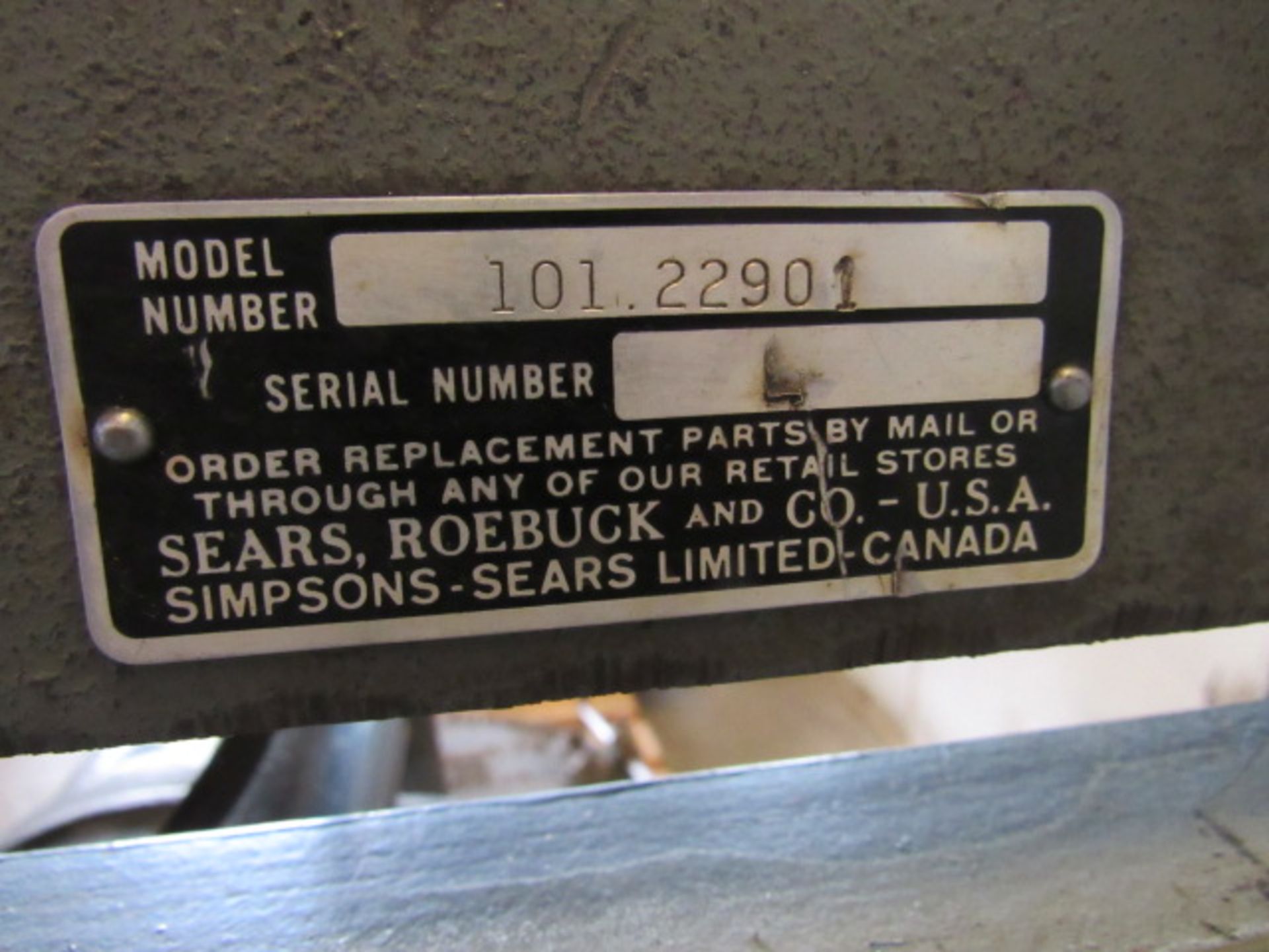 Craftsman Model 101.22901 Commercial Horizontal Bandsaw - Image 4 of 5