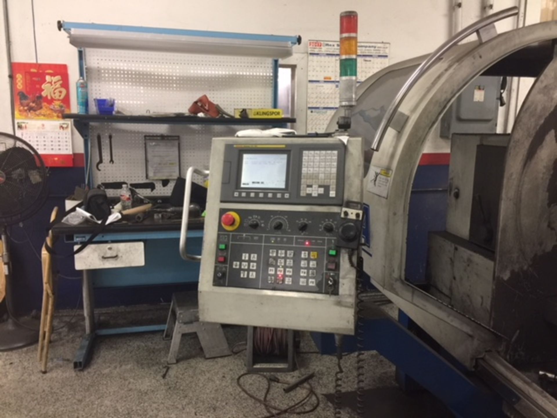 24" x 40" Acra Model FEL-24x40-ENC CNC Lathe with C Axis Milling - Image 5 of 10