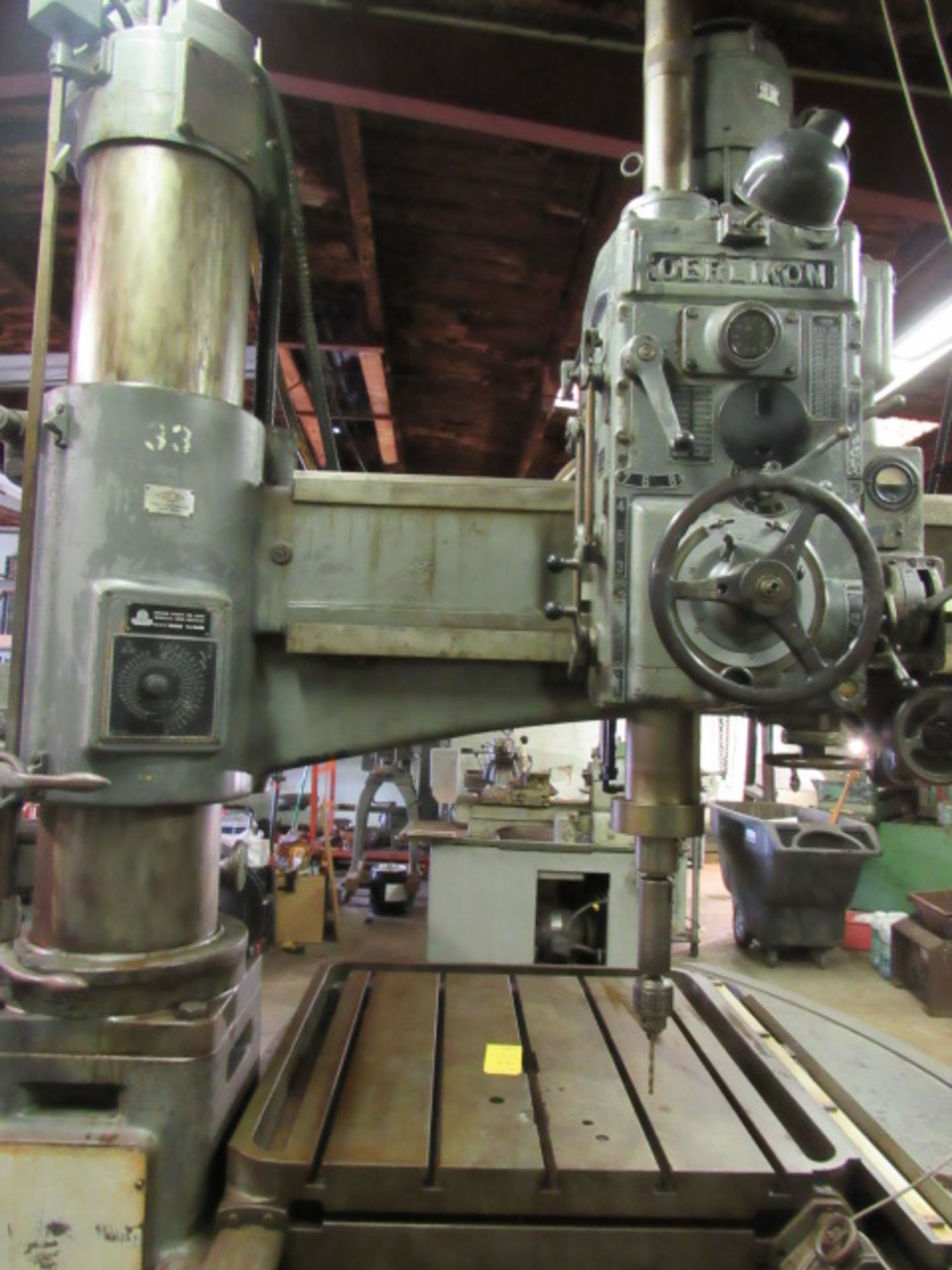 Oerlikon Model R-3 Combination Jig Boring and Radial Drilling Machine